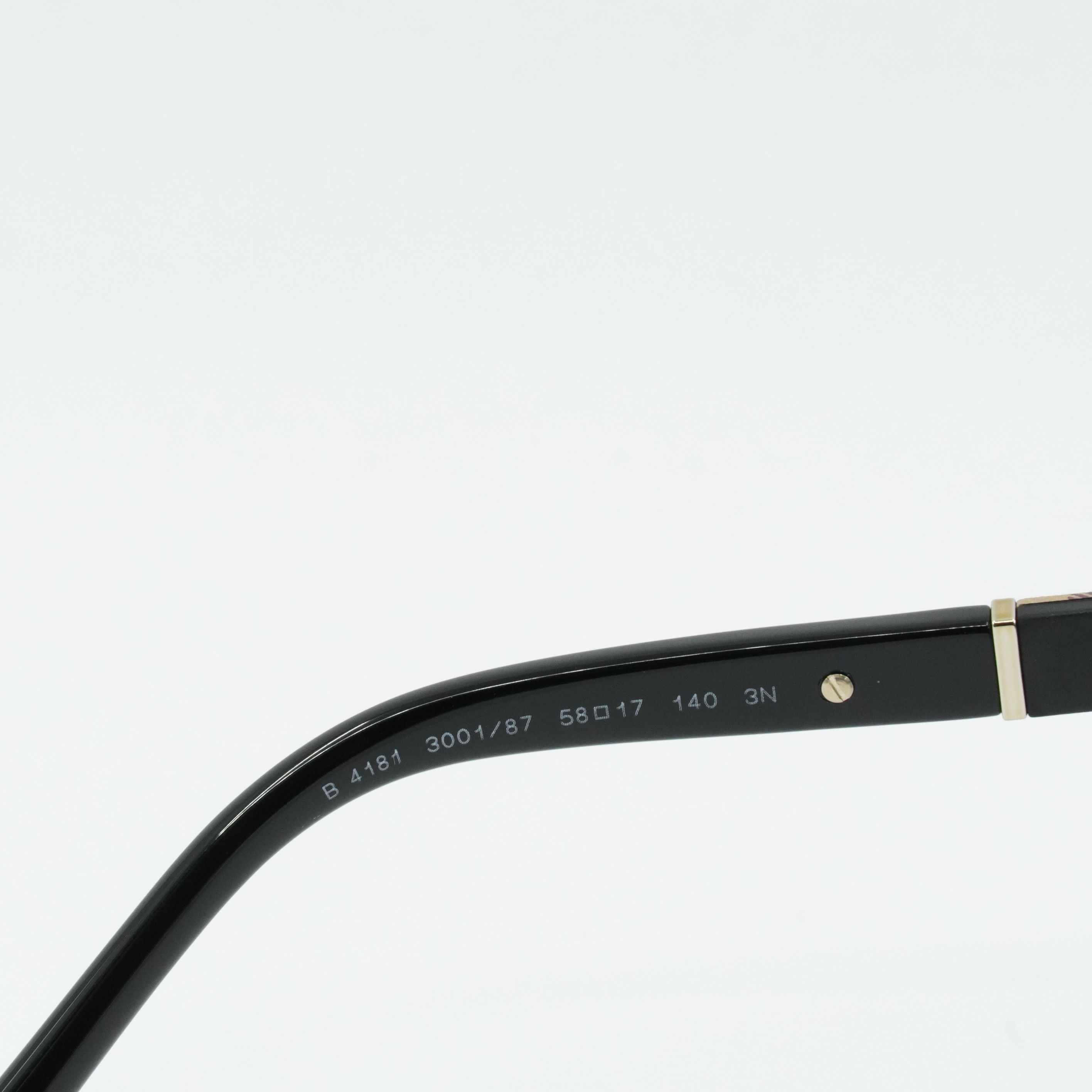 Burberry Burberry BE4181 300187 Men Sunglasses Black Rectangle Frame Size ONE SIZE - 8 Thumbnail
