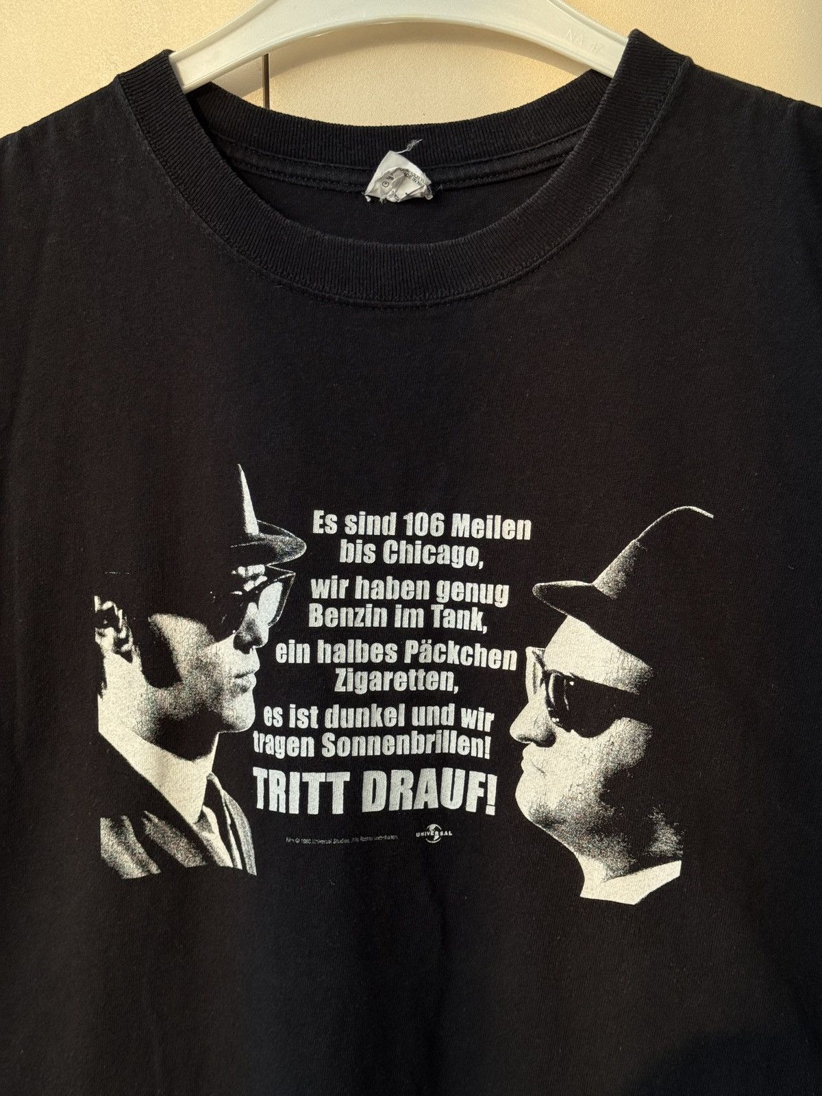 Vintage THE BLUES BROTHERS 1980 UNIVERSAL STUDIOS PROMO MOVIE TEE Size US L / EU 52-54 / 3 - 2 Thumbnail