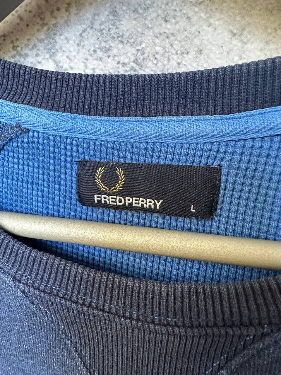 Fred Perry Fred Perry Crew neck Sweatshirt Blue Cotton Sweater Jumper Size US L / EU 52-54 / 3 - 11 Thumbnail