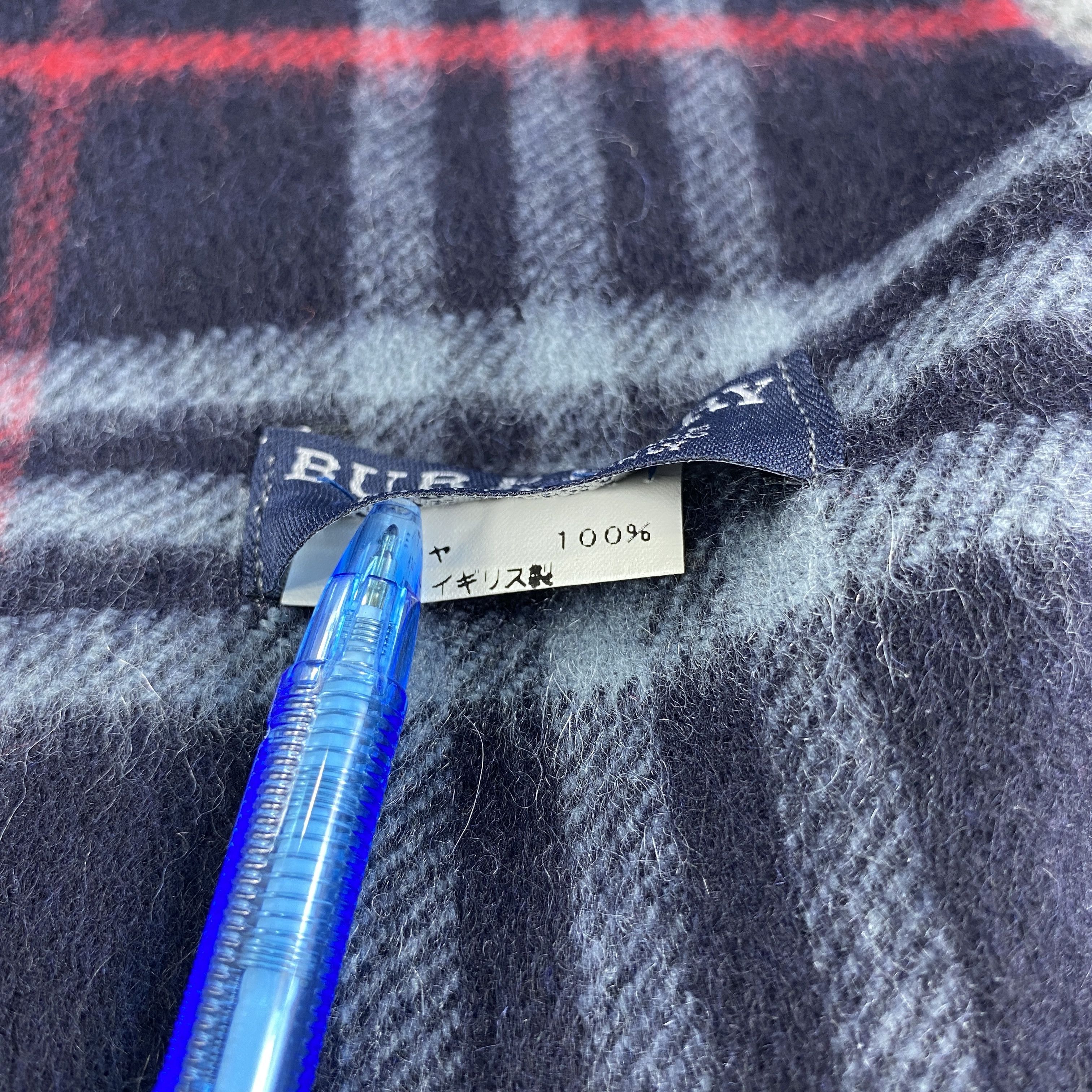 Burberry × Vintage Burberry Scarf # Muffler # Neckwear # D580 Size ONE SIZE - 3 Thumbnail