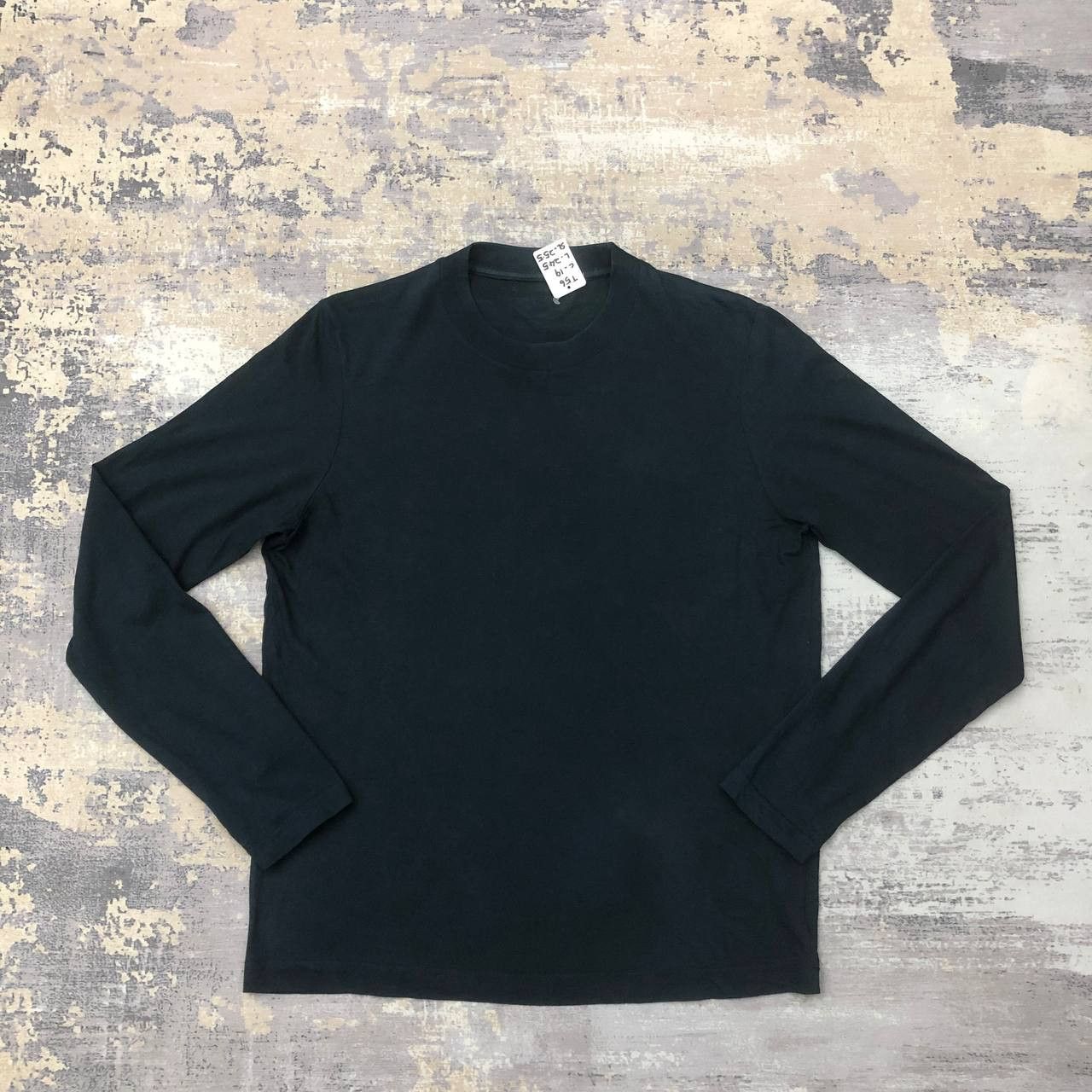 image of T56 Prada Milano Longsleeve Tee in Black, Men's (Size XS)