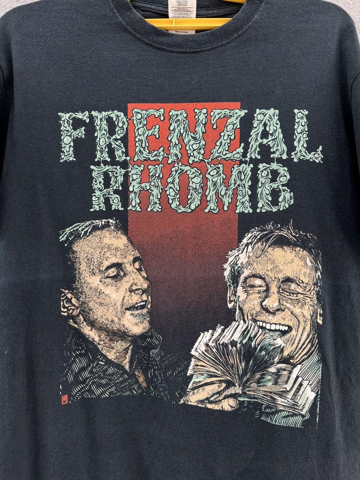 Band Tees Vintage Frenzal Rhomb Australian Punk Rock Faded Tee Size US M / EU 48-50 / 2 - 2 Thumbnail