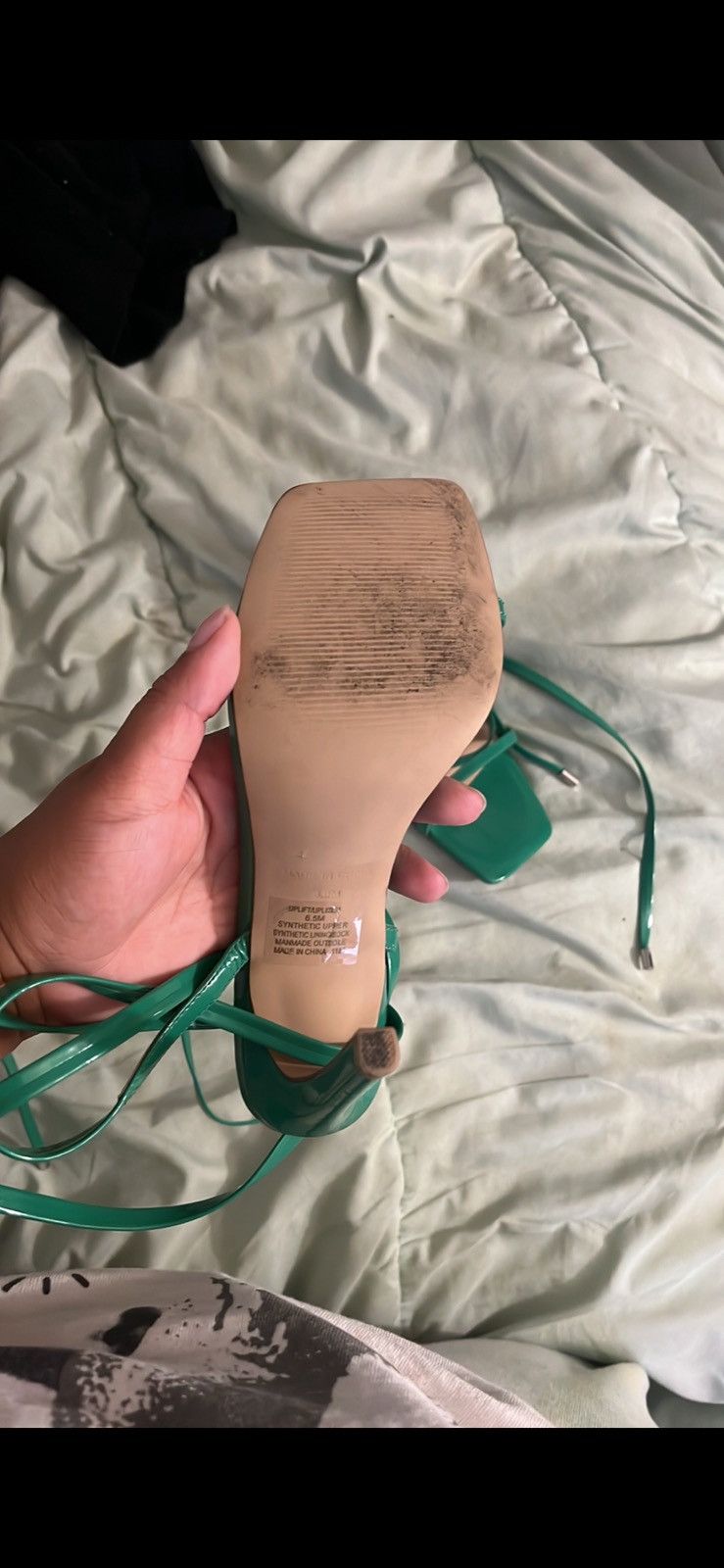 Steve Madden Green Lace up heels Size US 6.5 / IT 36.5 - 2 Thumbnail