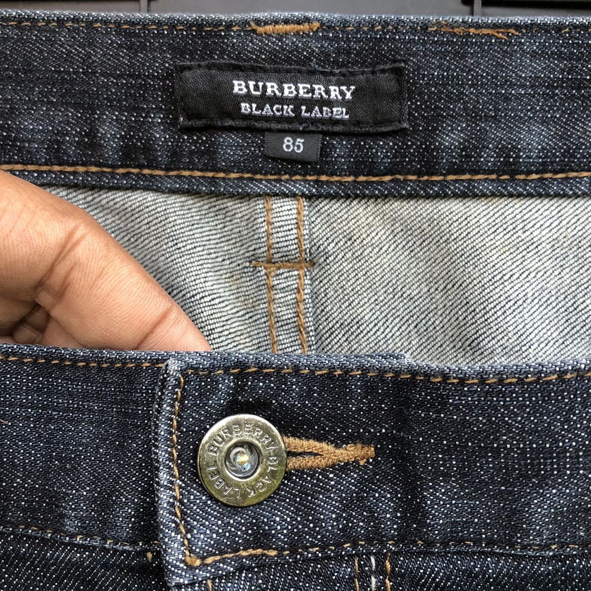 Burberry Burberry Black Label Stretchable Embroidery Logo Denim Pant Size US 32 / EU 48 - 15 Thumbnail