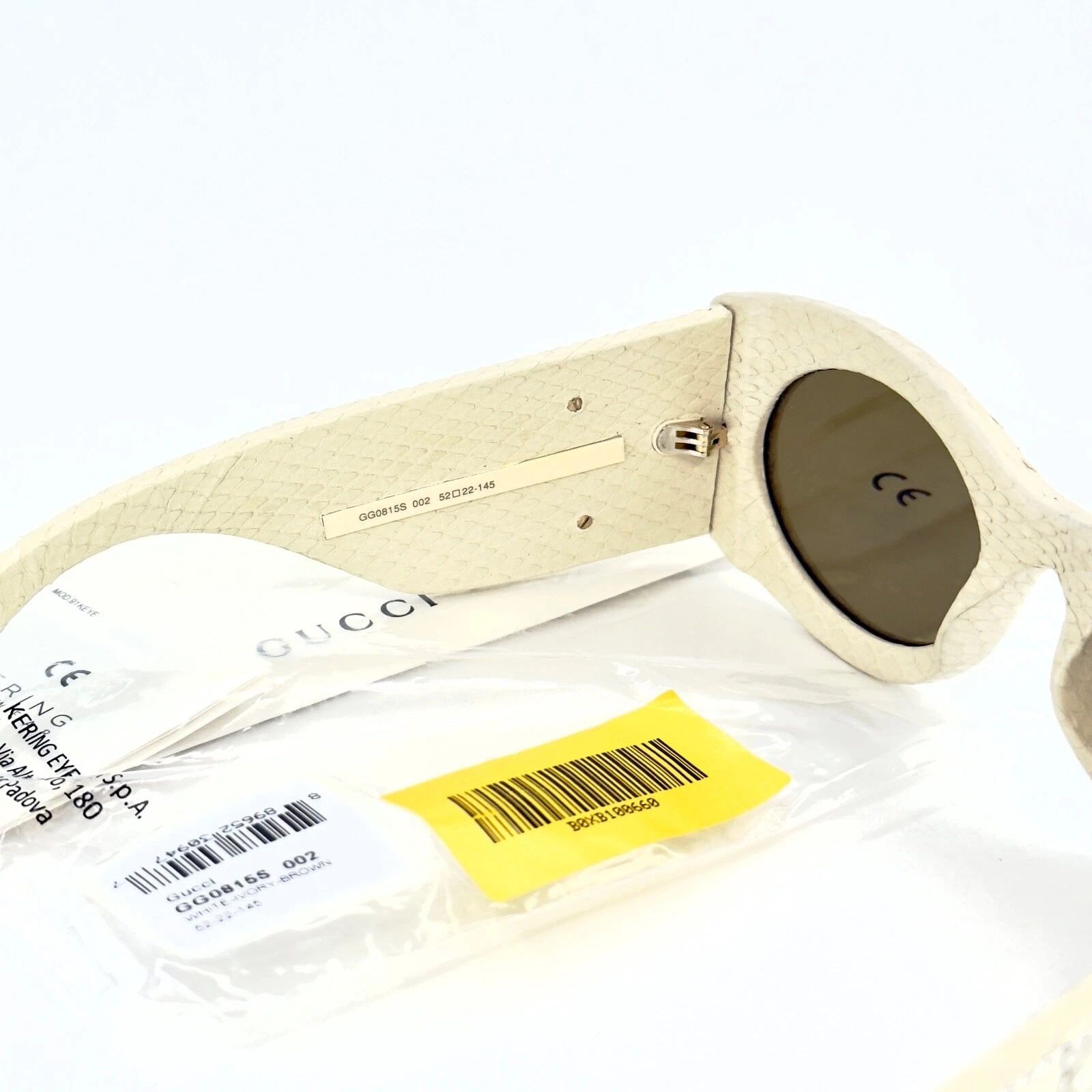 Gucci GUCCI GG0815S MATELASSE 0815 Quilted Leather Sunglasses 002 Size ONE SIZE - 2 Thumbnail