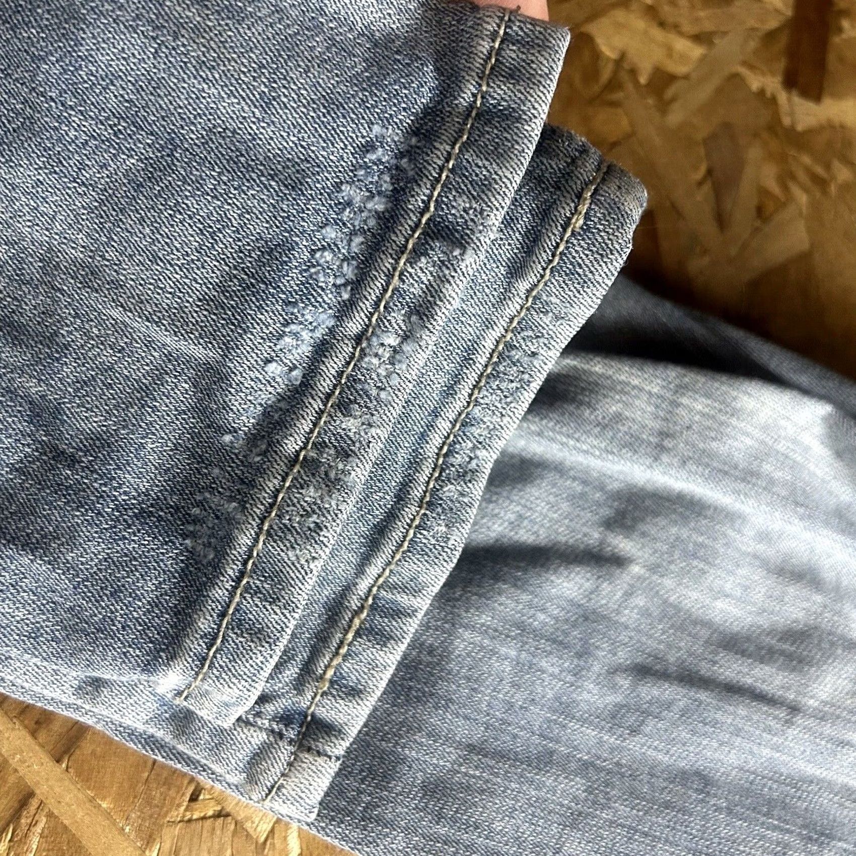 Vintage Aéropostale Bayla Skinny Jeans Womens Low Rise Denim Size 5 Short Blue Size 27" / US 4 / IT 40 - 2 Thumbnail