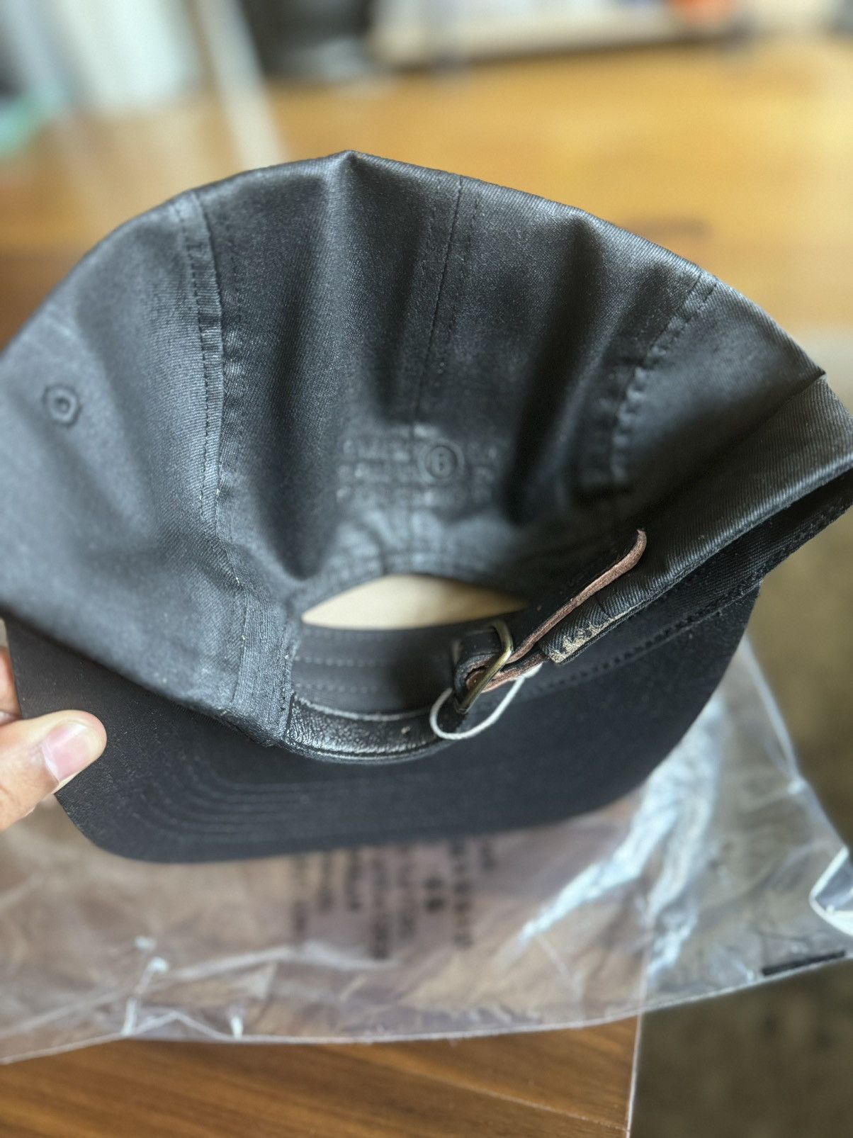 Supreme Supreme MM6 Maison Margiela Painted Camp Cap Black | Grailed