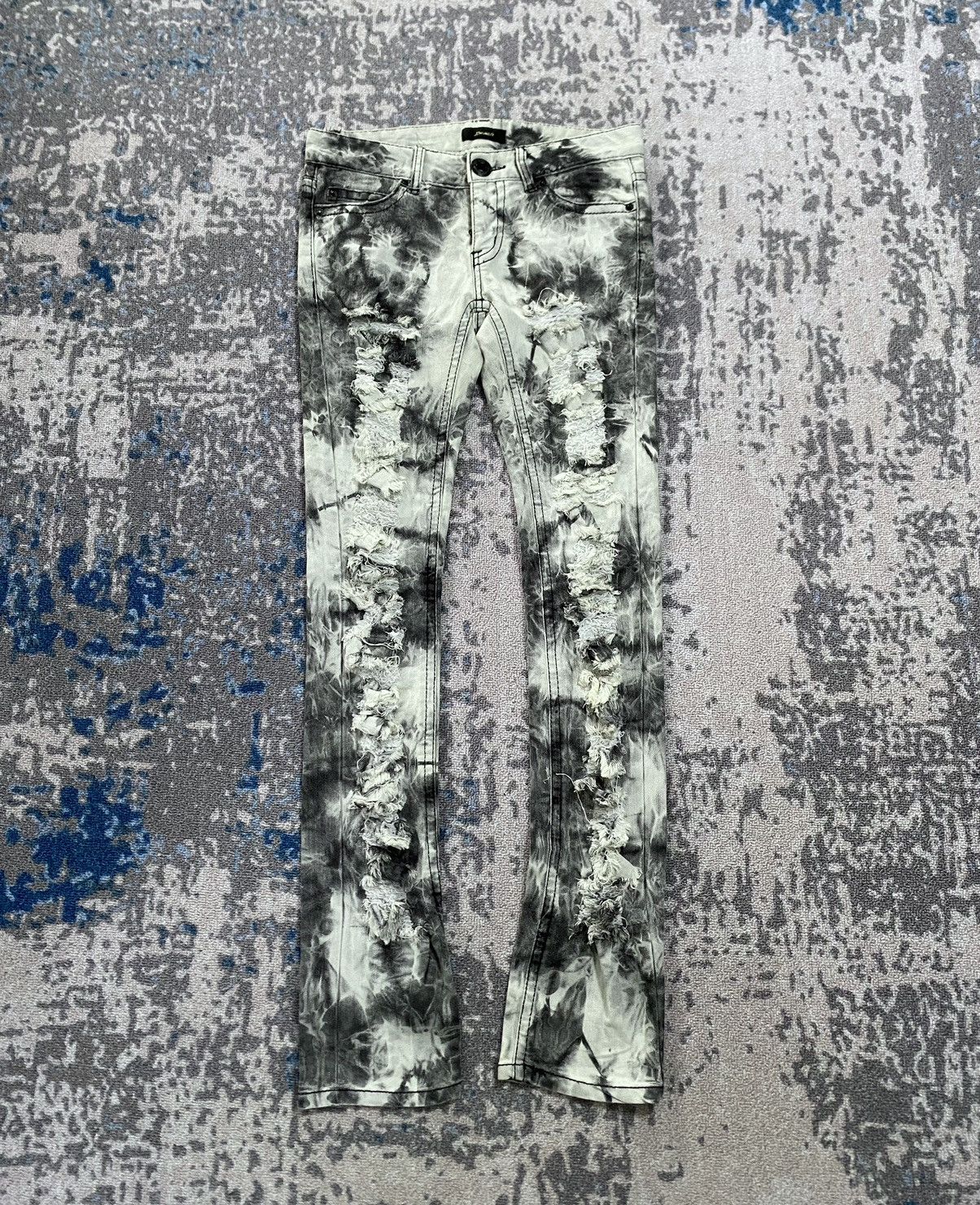Tornado Mart Japanes Dosch Distressed Denim Jeans Size US 30 / EU 46 - 1 Thumbnail