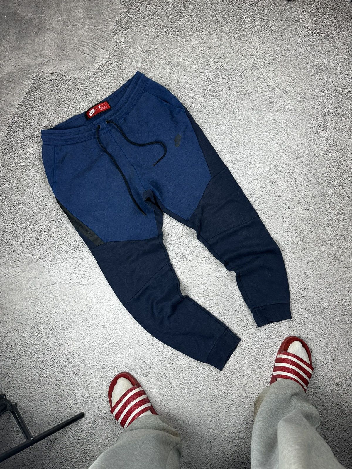 Vintage Nike Tech Fleece Track Pants Y2K Drill SK8 Rap