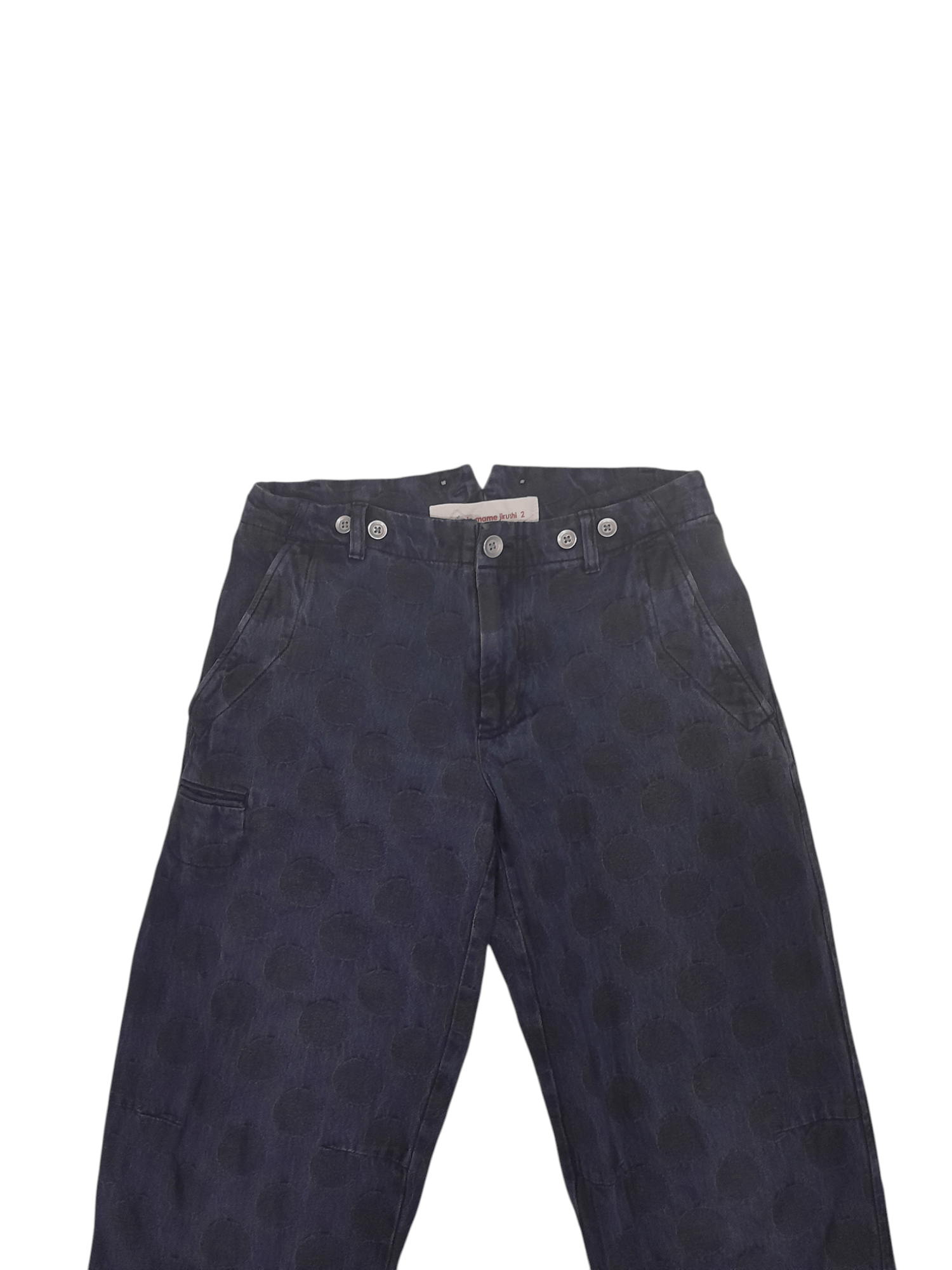 Designer Nankin‑Mame Jirushi Polka Dot Pant (F481) W27 Size US 27 - 2 Thumbnail