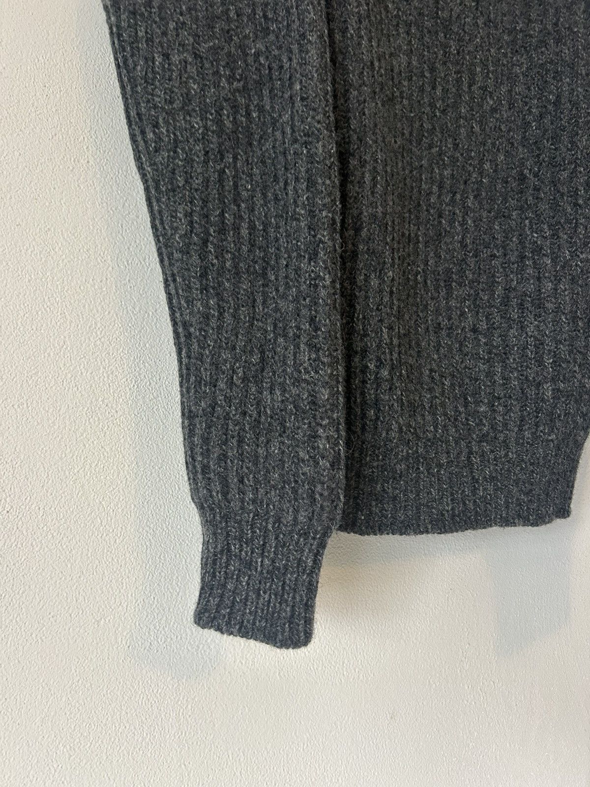 Saint Laurent Paris Saint Laurent Paris Boat Neck Chunky Knit Sweater Size US L / EU 52-54 / 3 - 7 Thumbnail
