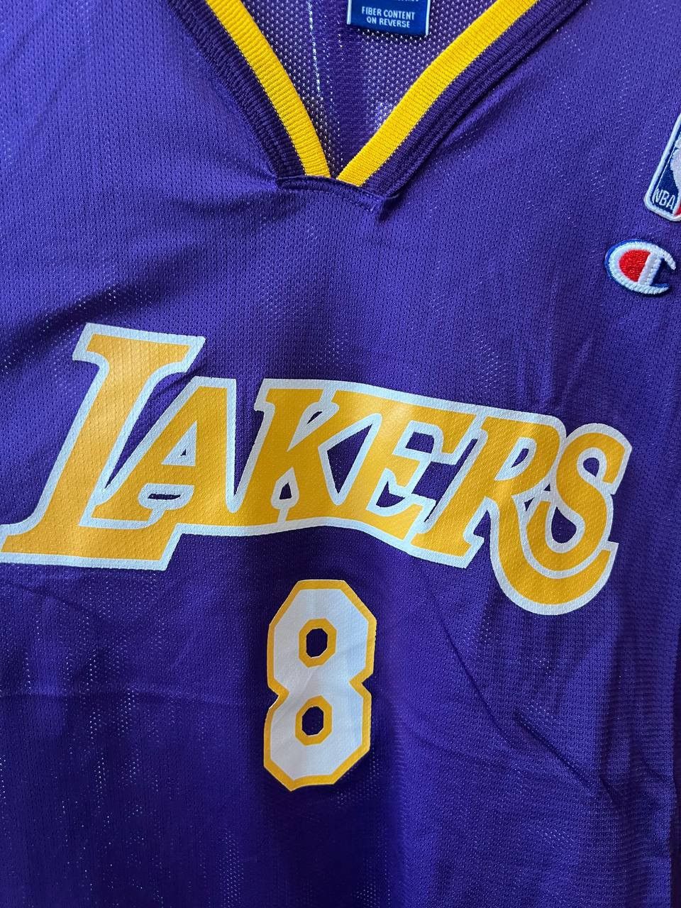 NBA RARE LOS ANGELES LAKERS #8 BRYANT CHAMPION BASKETBALL JERSEY Size US M / EU 48-50 / 2 - 5 Thumbnail