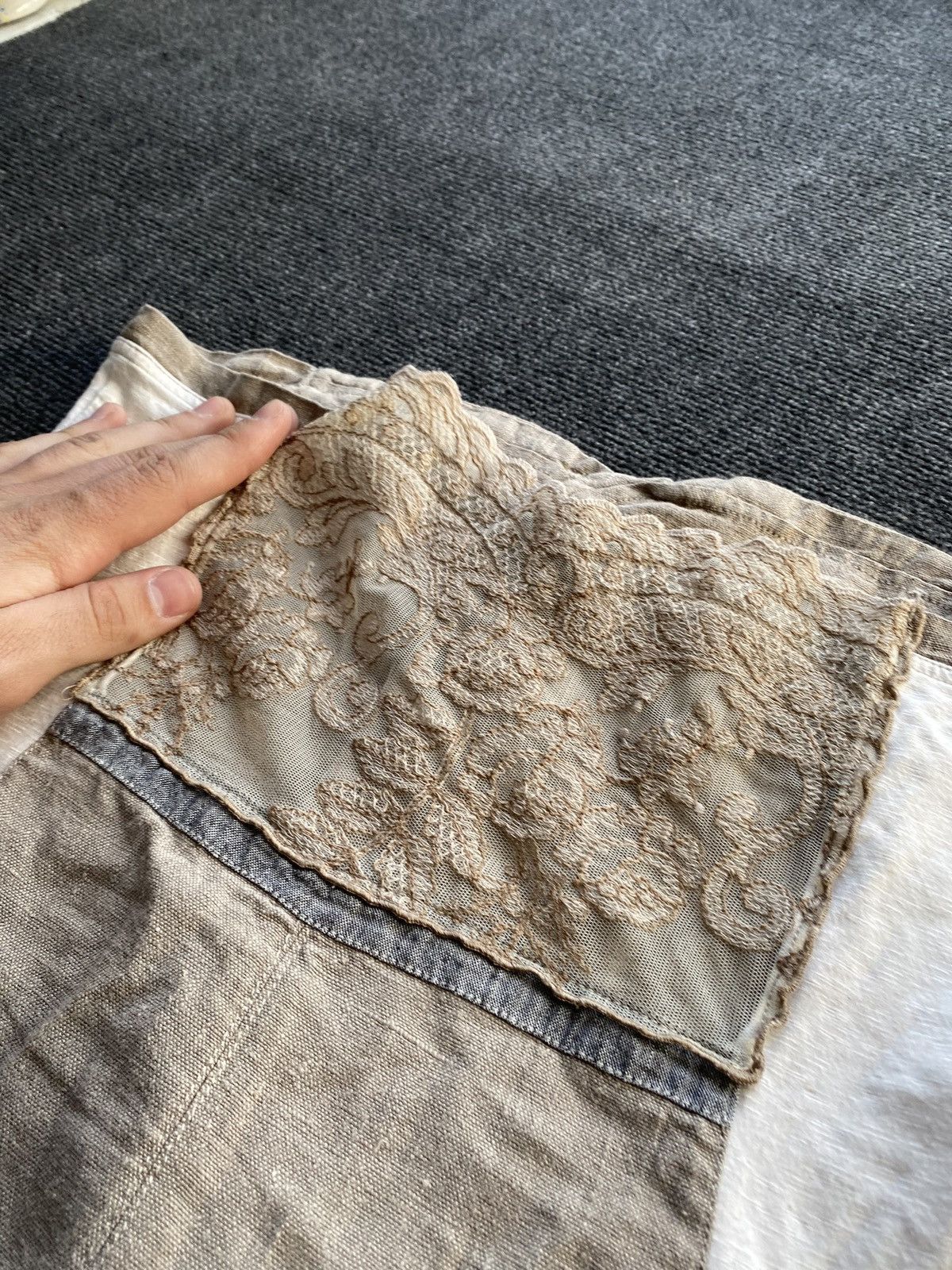 Elisa Cavaletti 🔥Elisa Cavaletii Beige designer blazer m rare linen Size M / US 6-8 / IT 42-44 - 11 Thumbnail