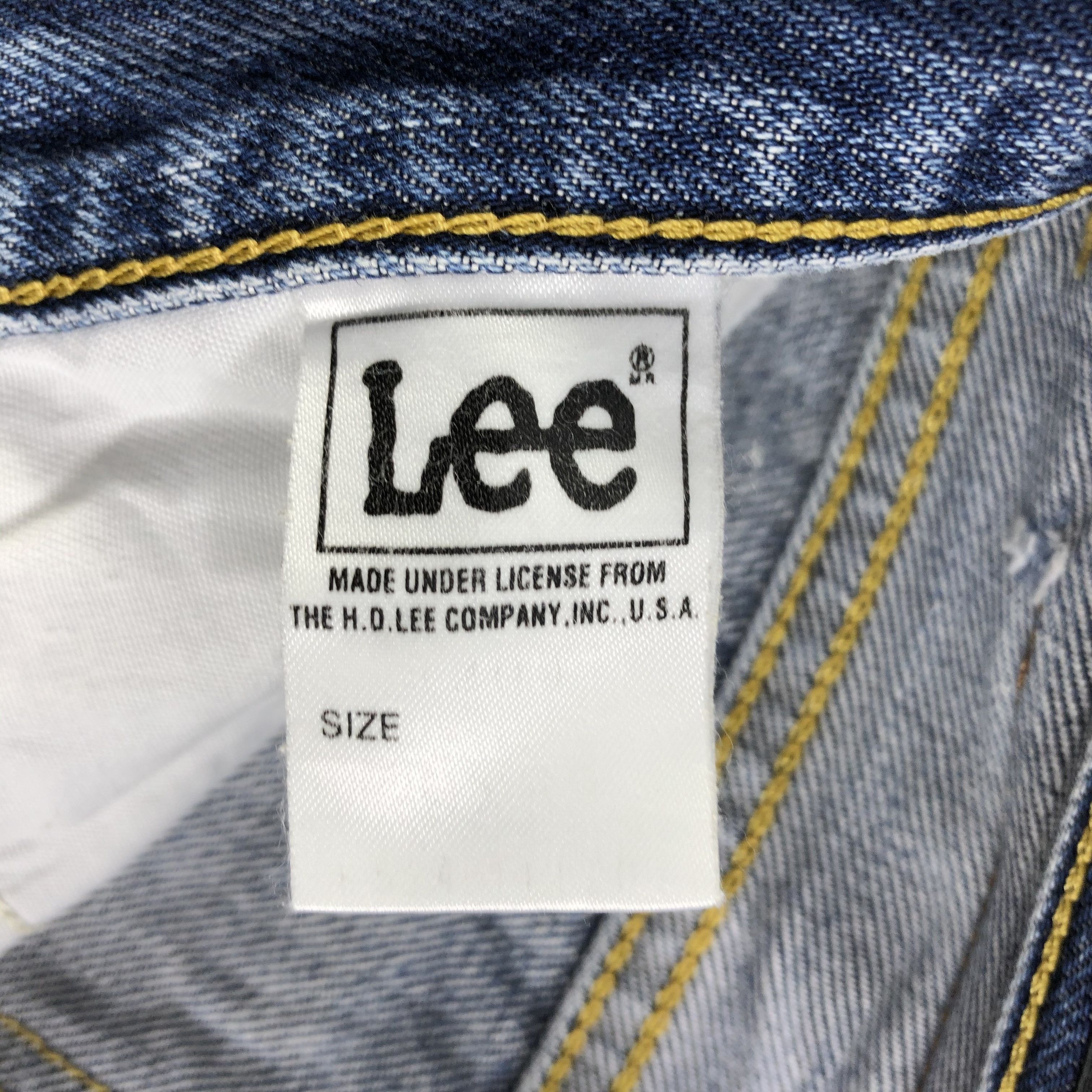 Lee Vintage Lee Riders Jeans Blue Wash Denim KJ1730 Size US 28 / EU 44 - 9 Thumbnail