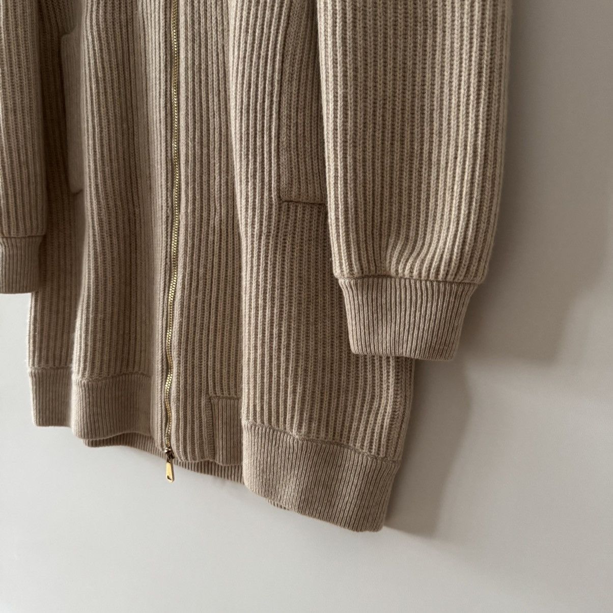 Brunello Cucinelli Women's BRUNELLO CUCINELLI 100%Cashmere Knit Zip Coat XS Size XS / US 0-2 / IT 36-38 - 6 Thumbnail