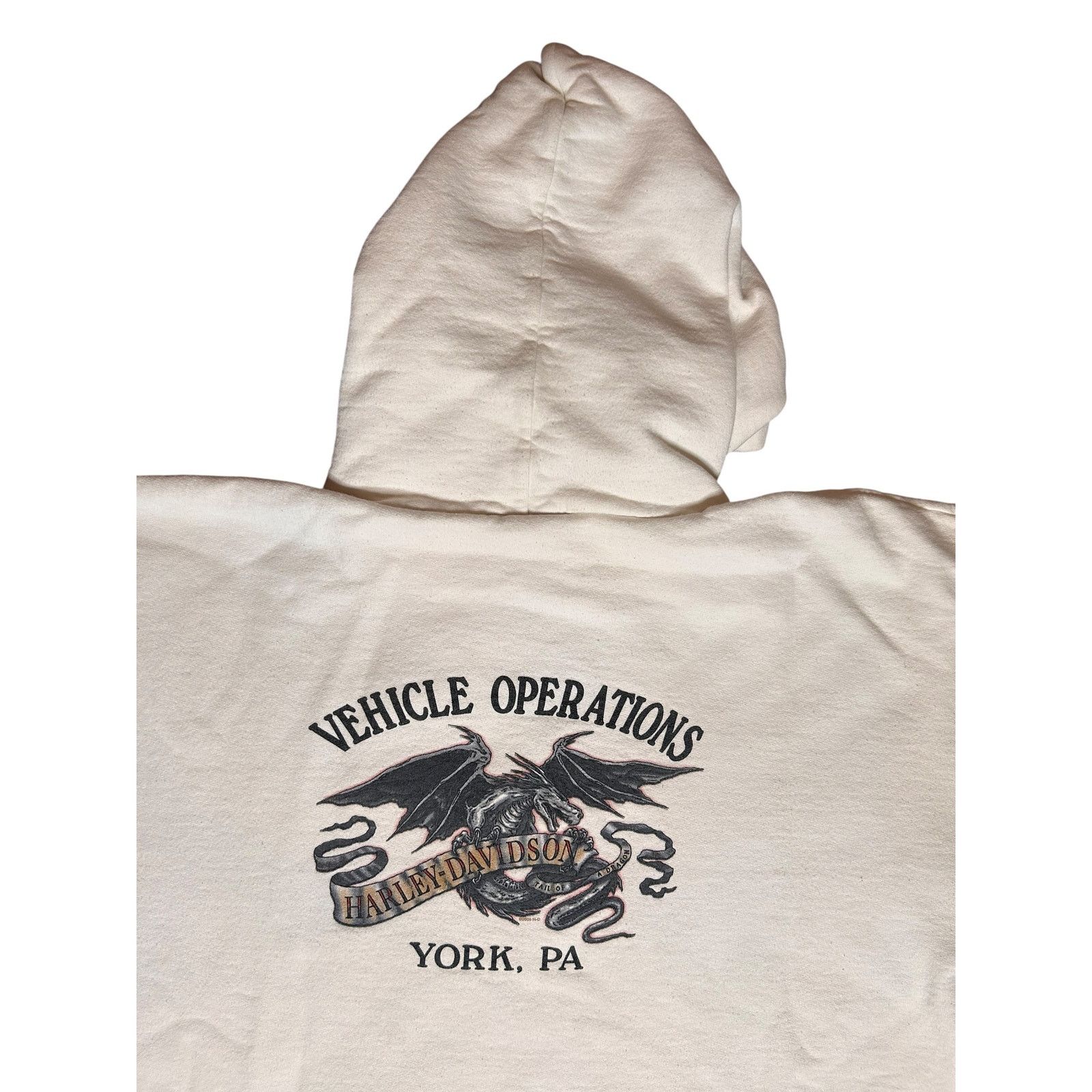 Harley Davidson × Vintage Vintage Harley Davidson Motorcycles York PA Biker Hoodie Size US L / EU 52-54 / 3 - 4 Thumbnail