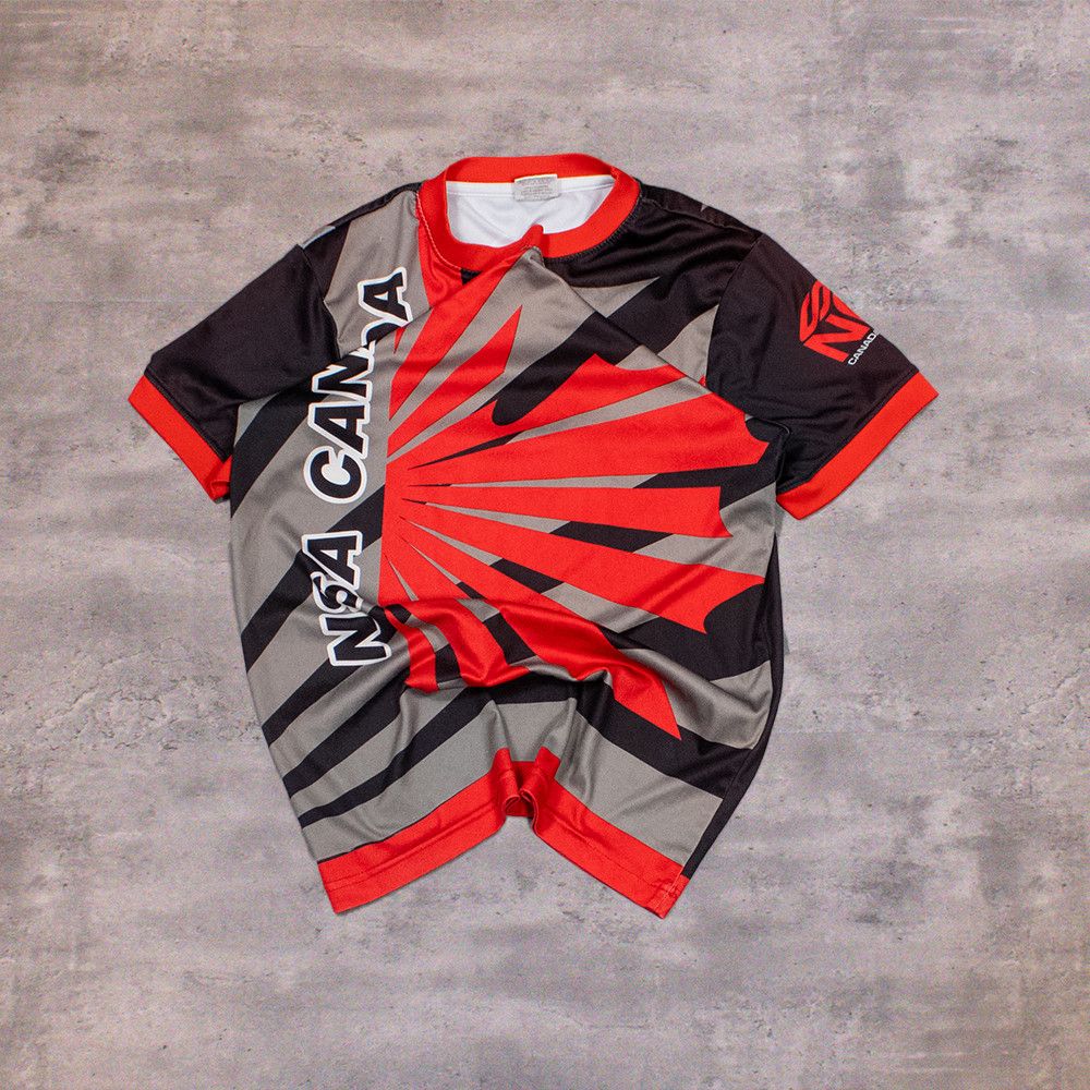Japanese Brand Vintage VTG Y2K 2000's 00's Canada Clow Pitch AOP Jersey Size US XS / EU 42 / 0 - 1 Thumbnail