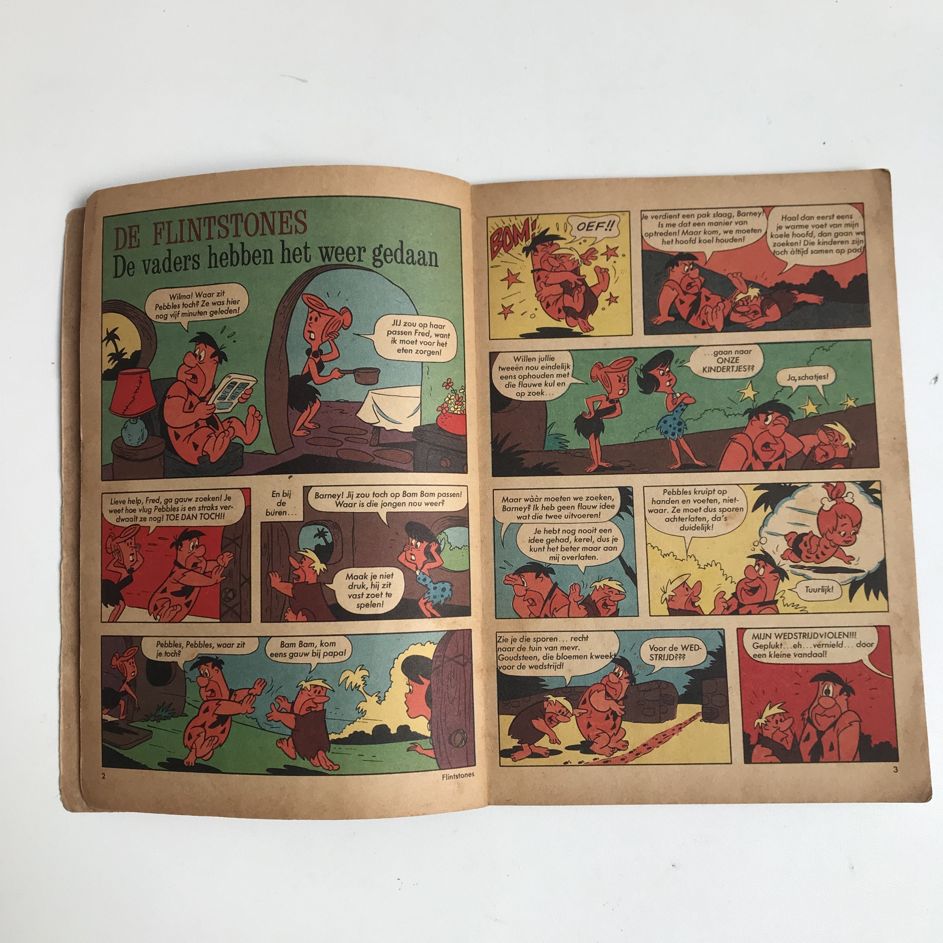Vintage Vintage Hanna Barbera DE FLINTSTONES EN ANDERE VERHALEN Size ONE SIZE - 5 Thumbnail