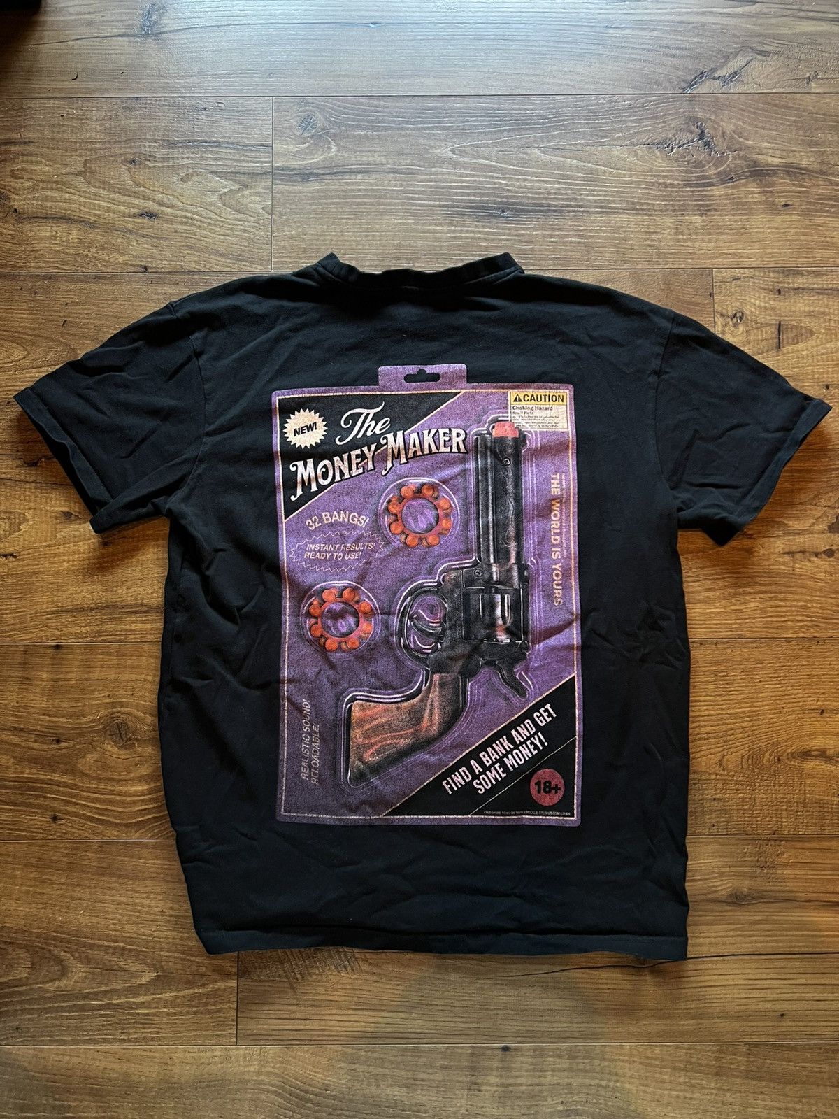 Other Black "The Money Maker" graphic tee Size US M / EU 48-50 / 2 - 1 Thumbnail