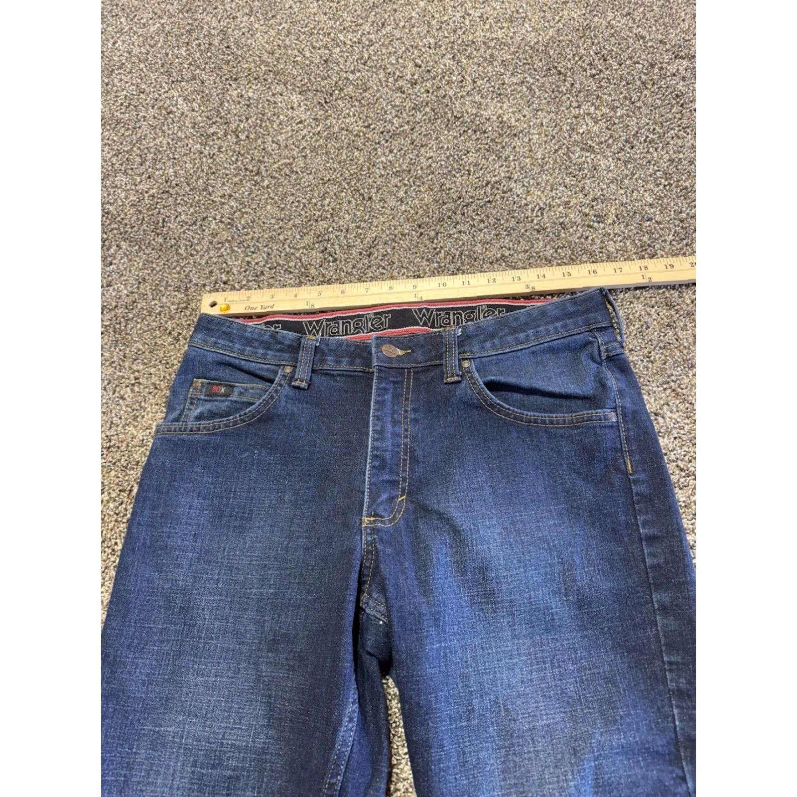 Wrangler Wrangler Jeans Bootcut 32x32 32x32 2 Lot Men Denim Blue 5-Pocket Regular Inseam 32 Cotton Cotton Denim Vintage No? Size US 32 / EU 48 - 6 Thumbnail