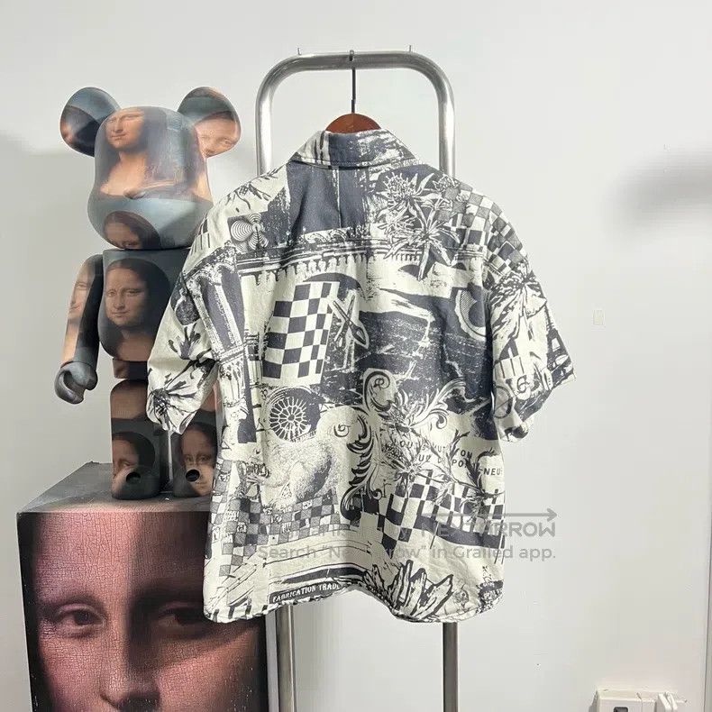 Louis Vuitton Louis Vuitton Graffiti cartoon denim short sleeve jacket Size US S / EU 44-46 / 1 - 2 Thumbnail