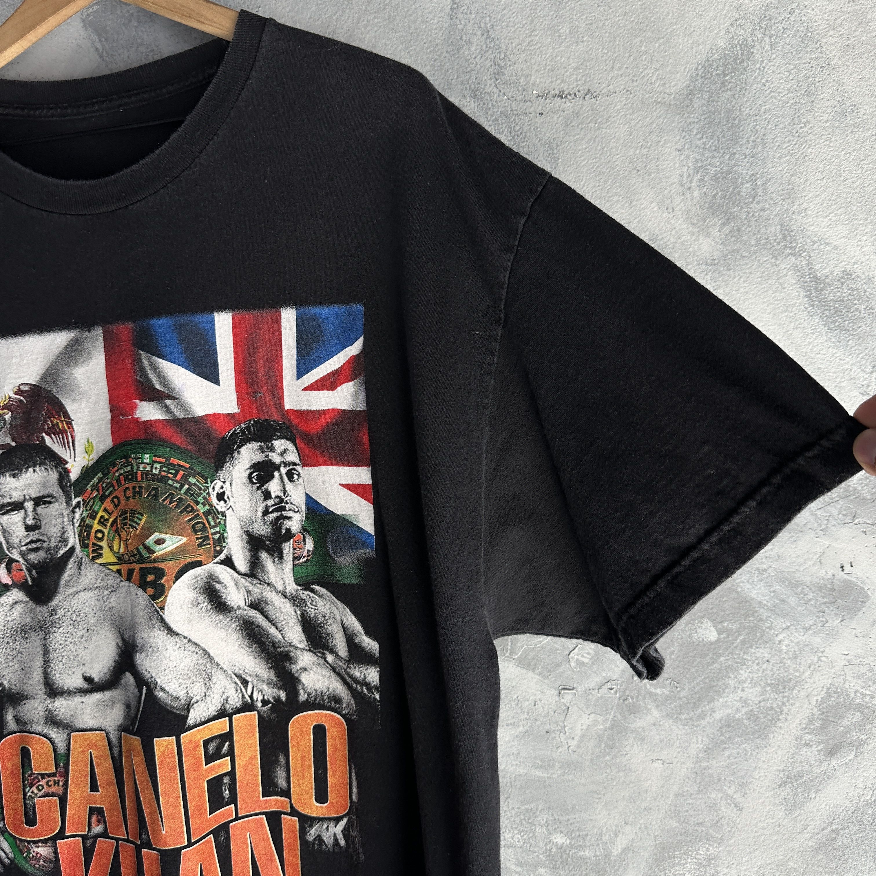 Other Vtg Canelo vs Amir Khan T-Shirt Mens 2XL Black Boxing Fight Size US XXL / EU 58 / 5 - 3 Thumbnail