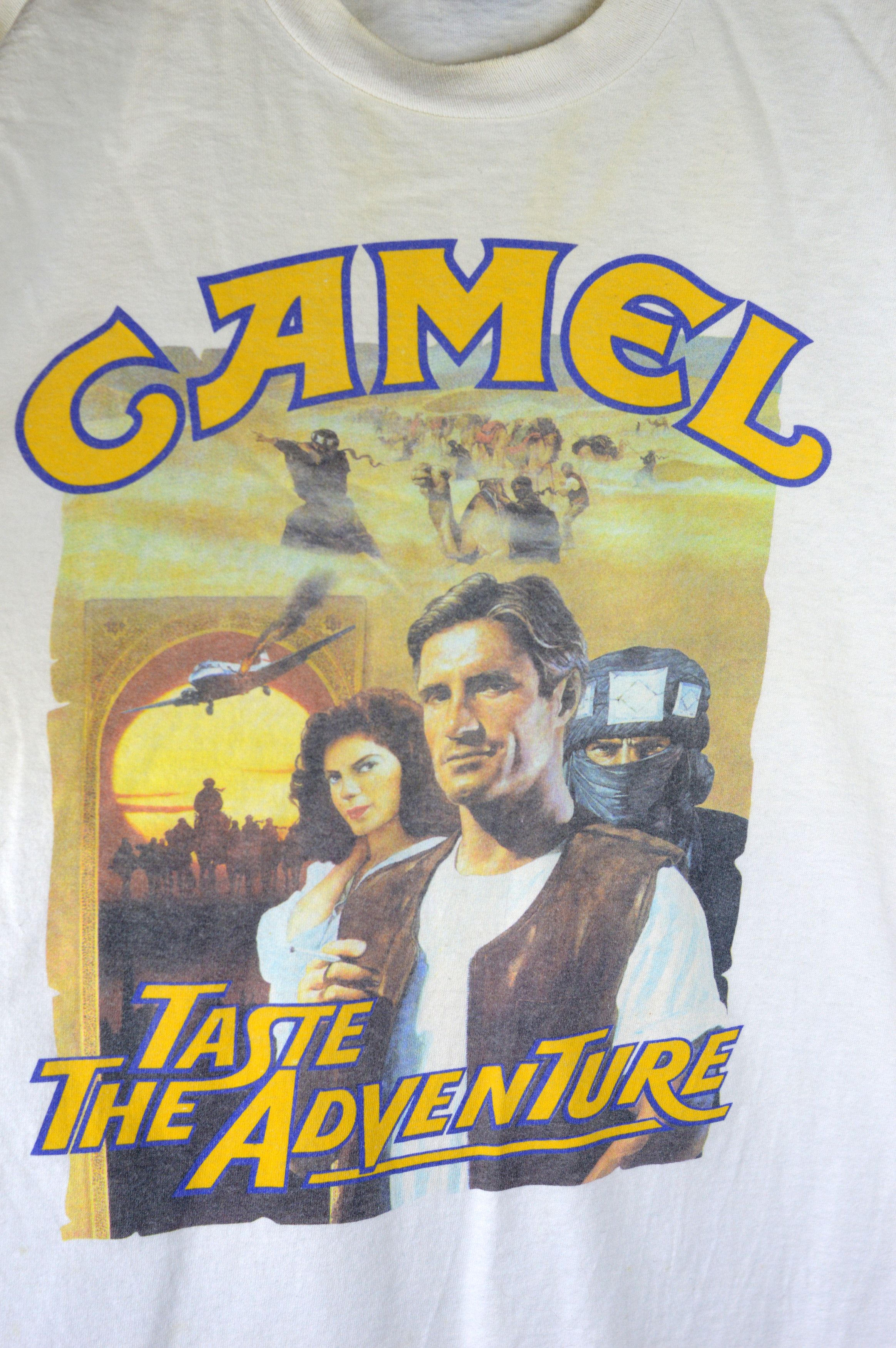 Vintage Vintage Camel Taste The Adventure 90s t shirt Size US XL / EU 56 / 4 - 2 Thumbnail
