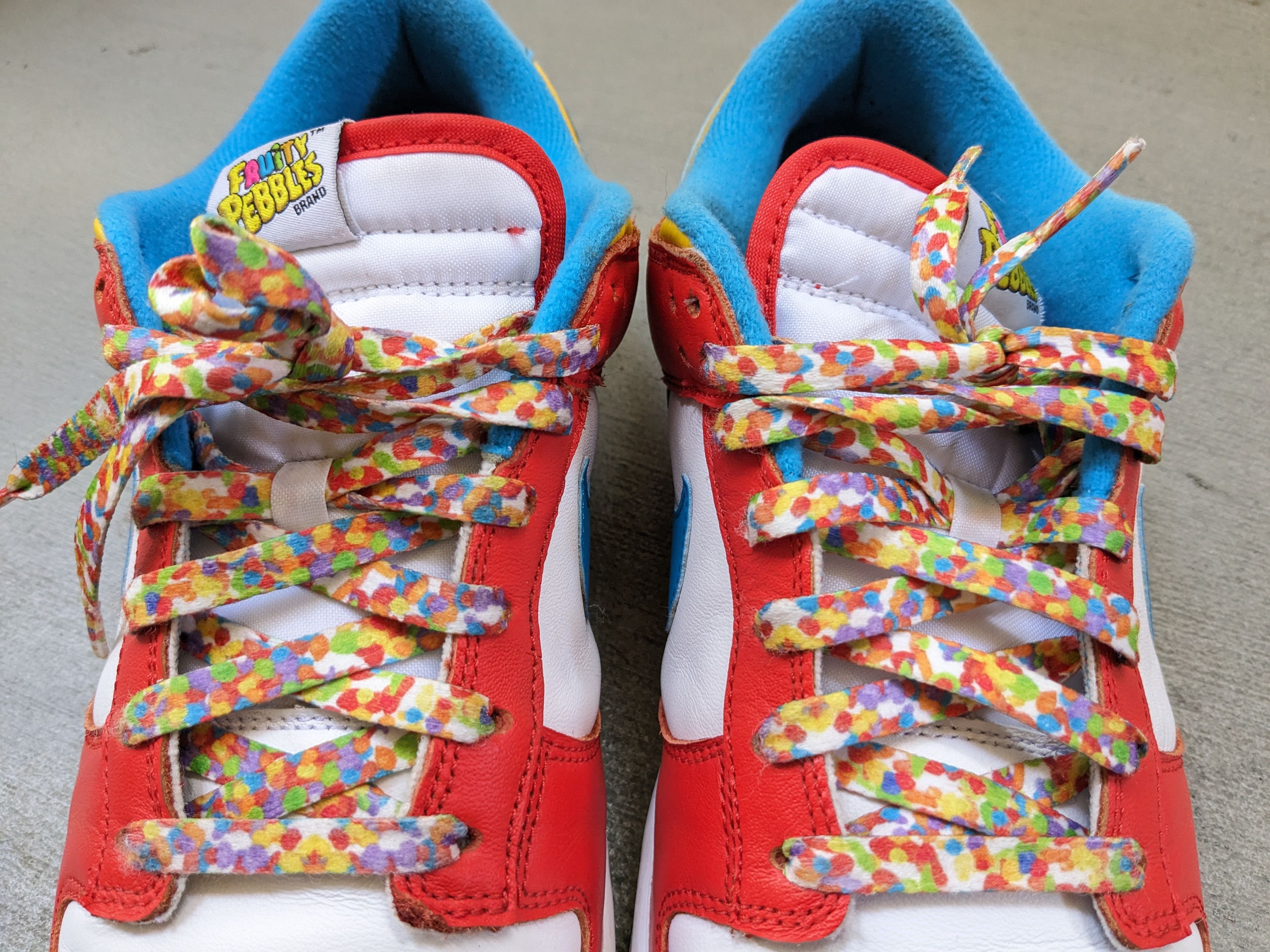 Nike Nike Dunk Low QS LeBron James Fruity Pebbles DH8009-600 Size US 10.5 / EU 43-44 - 2 Thumbnail