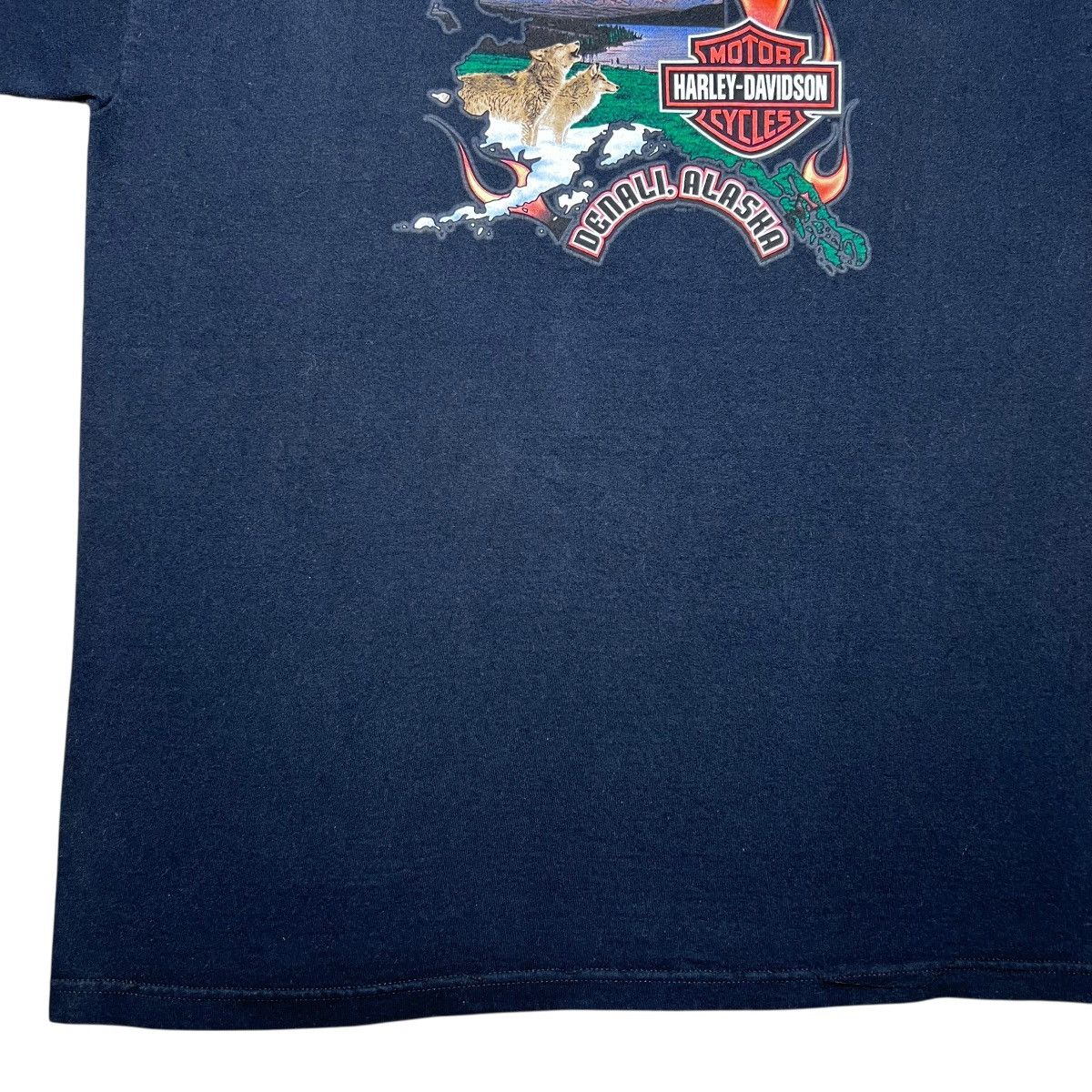 Harley Davidson Vintage 2005 Harley Davidson Motorcycles Denali Alaska Tee Size US XL / EU 56 / 4 - 14 Thumbnail