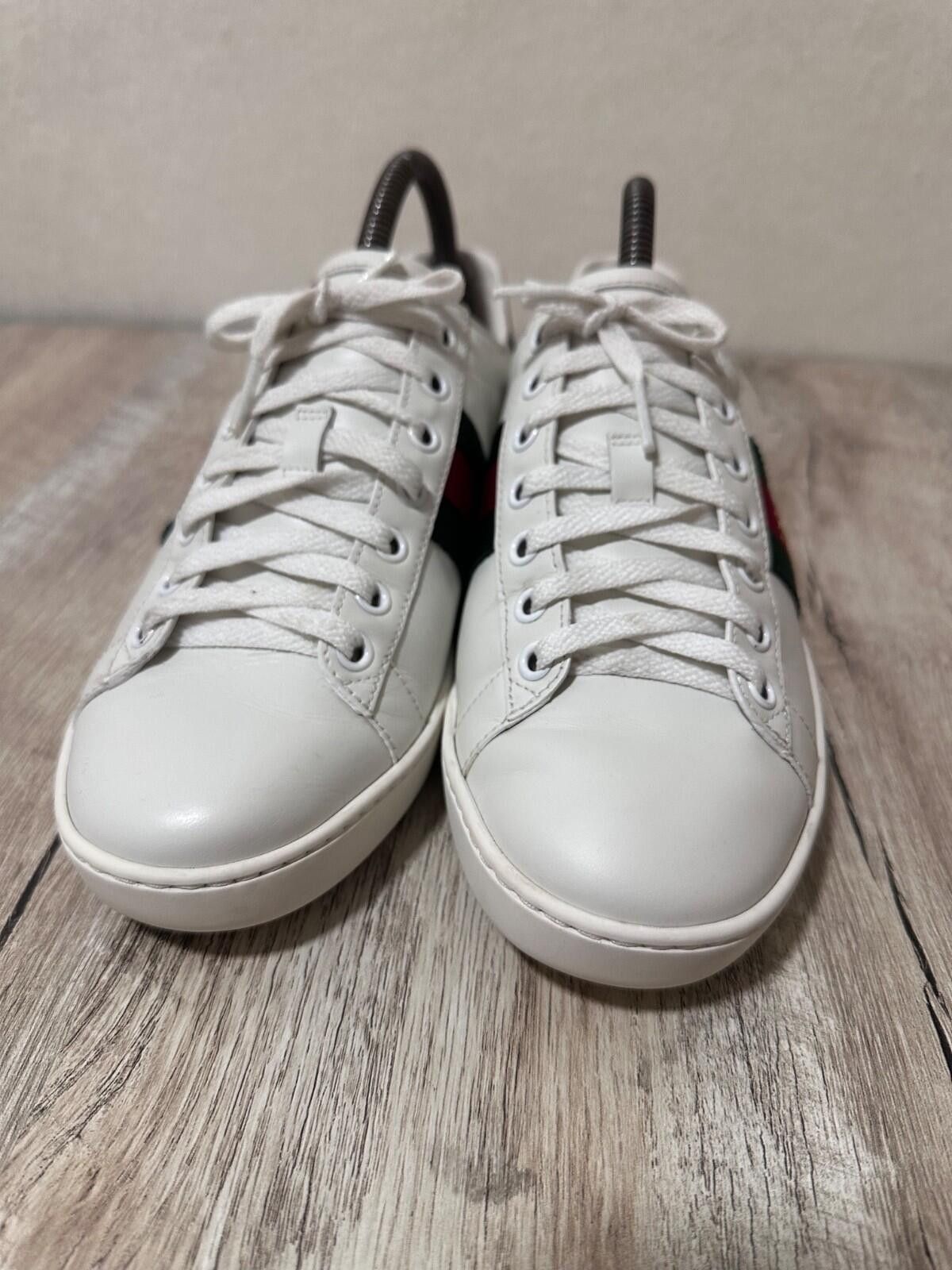 Gucci Gucci Ace Bee White Women's Sneakers Size 36 Size US 6.5 / IT 36.5 - 5 Thumbnail