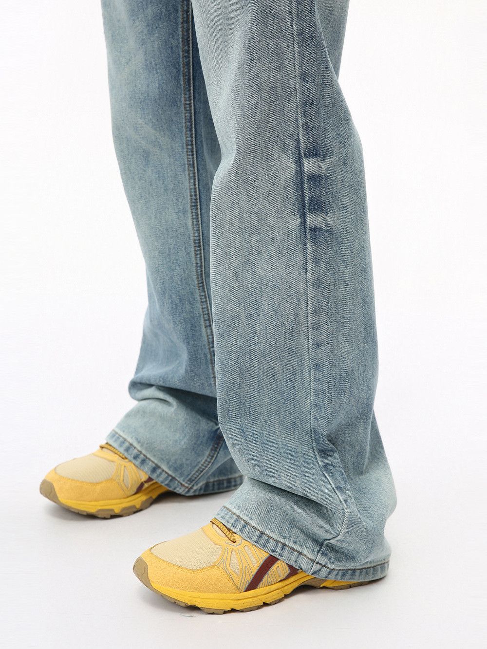 Japanese Brand Men's American street Cleanfit retro flared washed jeans Size US 32 / EU 48 - 5 Thumbnail