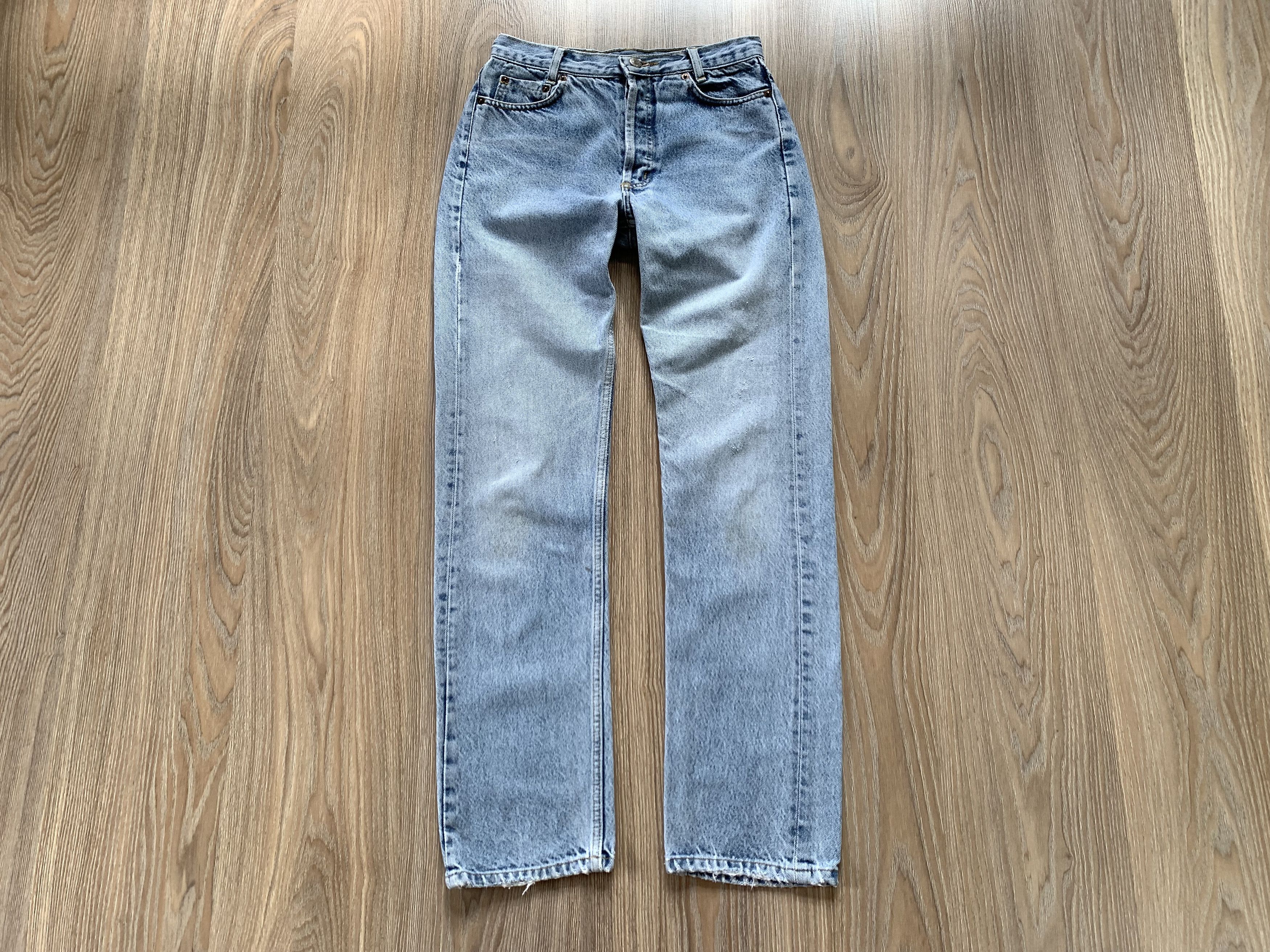 Levi's Vintage Clothing Rare Levi’s 501 Made In USA Light Blue Jeans Size US 28 / EU 44 - 2 Thumbnail
