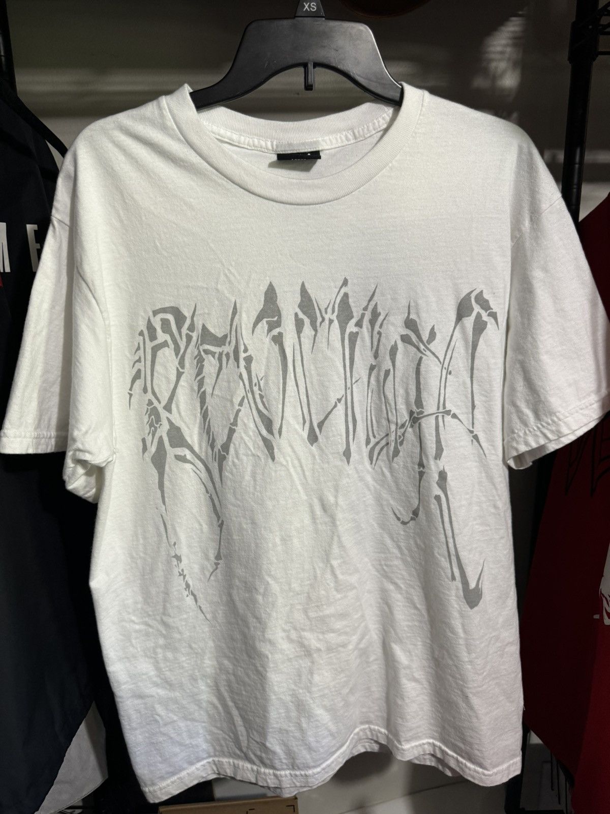 Revenge Revenge Bones Reflective Tee White L Size US L / EU 52-54 / 3 - 3 Thumbnail