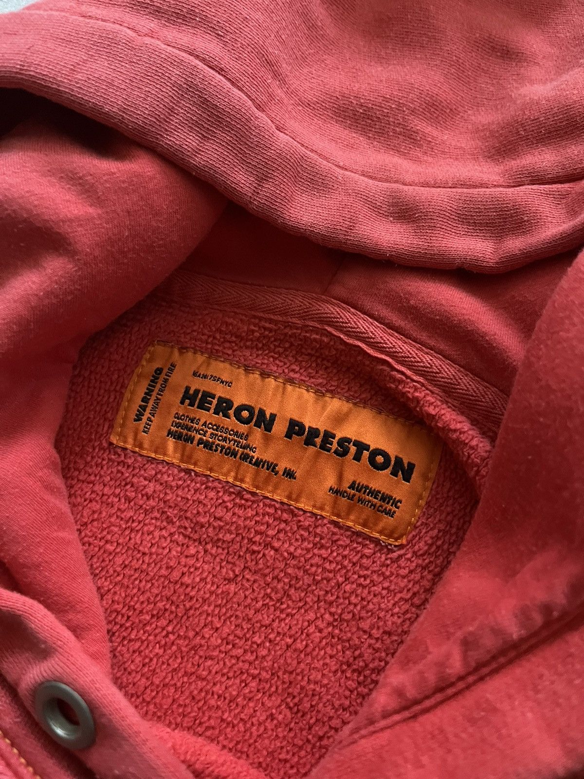 Heron Preston × NASA Heron Preston NASA Oversized Hoodie Pink-Red Size US M / EU 48-50 / 2 - 7 Thumbnail