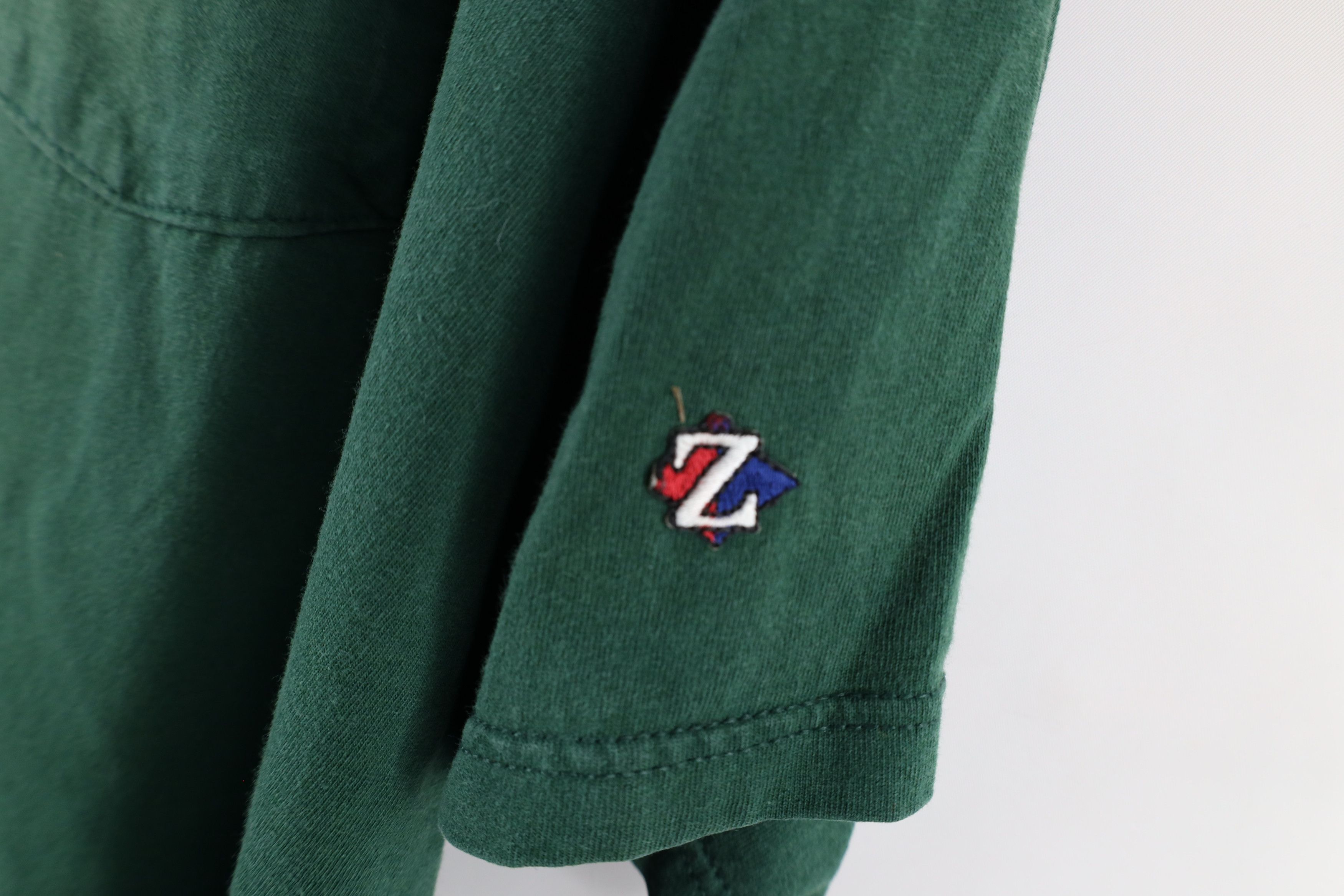 Vintage Vintage 90s Streetwear Heavyweight Pocket T-Shirt Green USA Size US XL / EU 56 / 4 - 4 Thumbnail