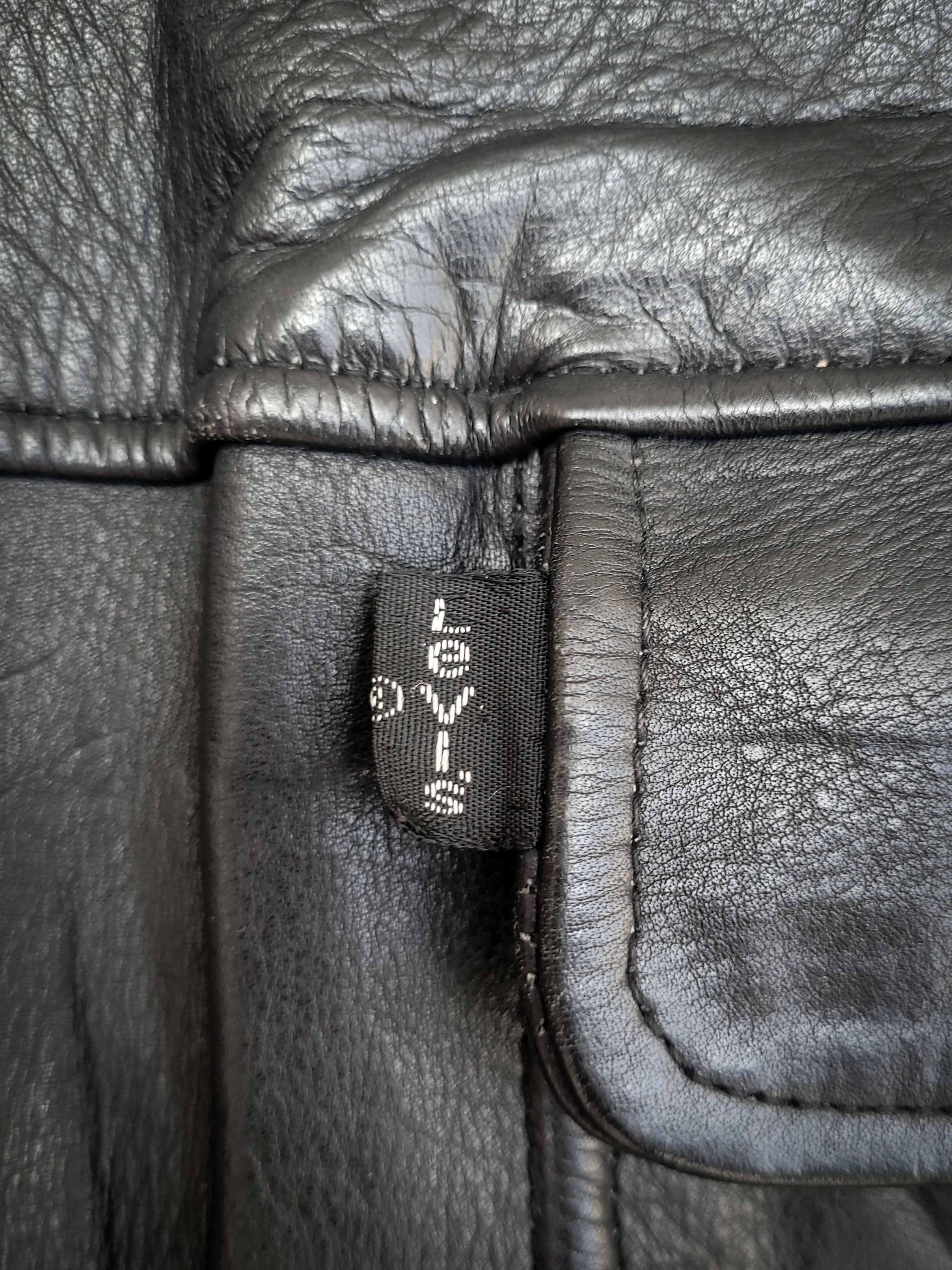 Levi's Vintage Levi's Black Leather Jacket Size US S / EU 44-46 / 1 - 5 Thumbnail