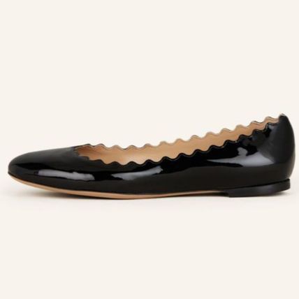 Chloe o1loc1c1024 Lauren Ballerinas in Black Size US 10 / IT 40 - 1 Preview