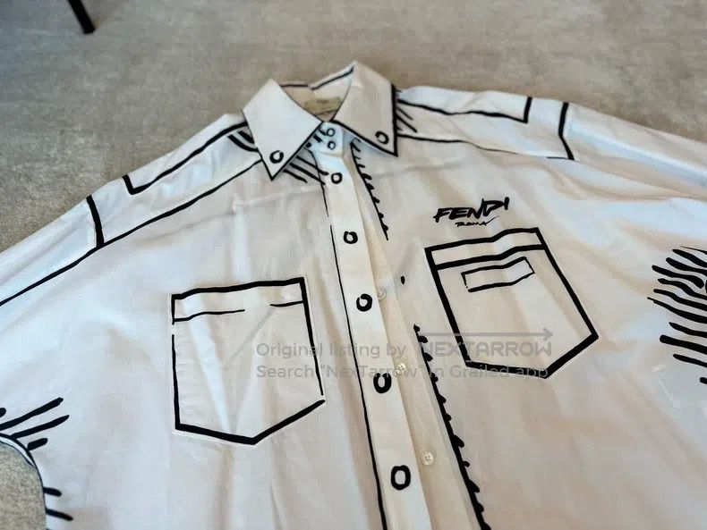 Fendi Fendi Show Theme Shirt Size S / US 4 / IT 40 - 2 Thumbnail