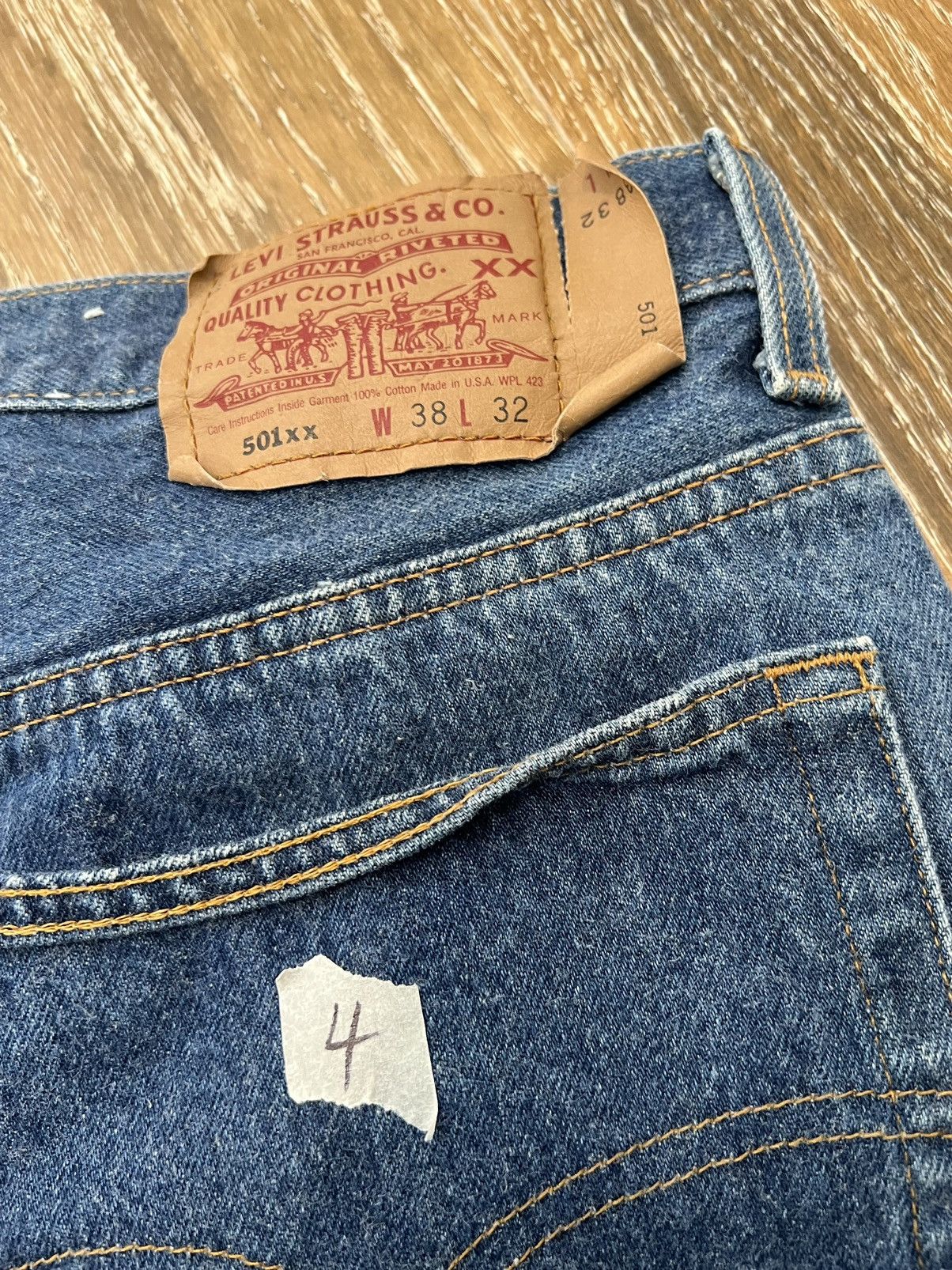 Levi's Vintage levis 501 jeans Size US 36 / EU 52 - 4 Thumbnail