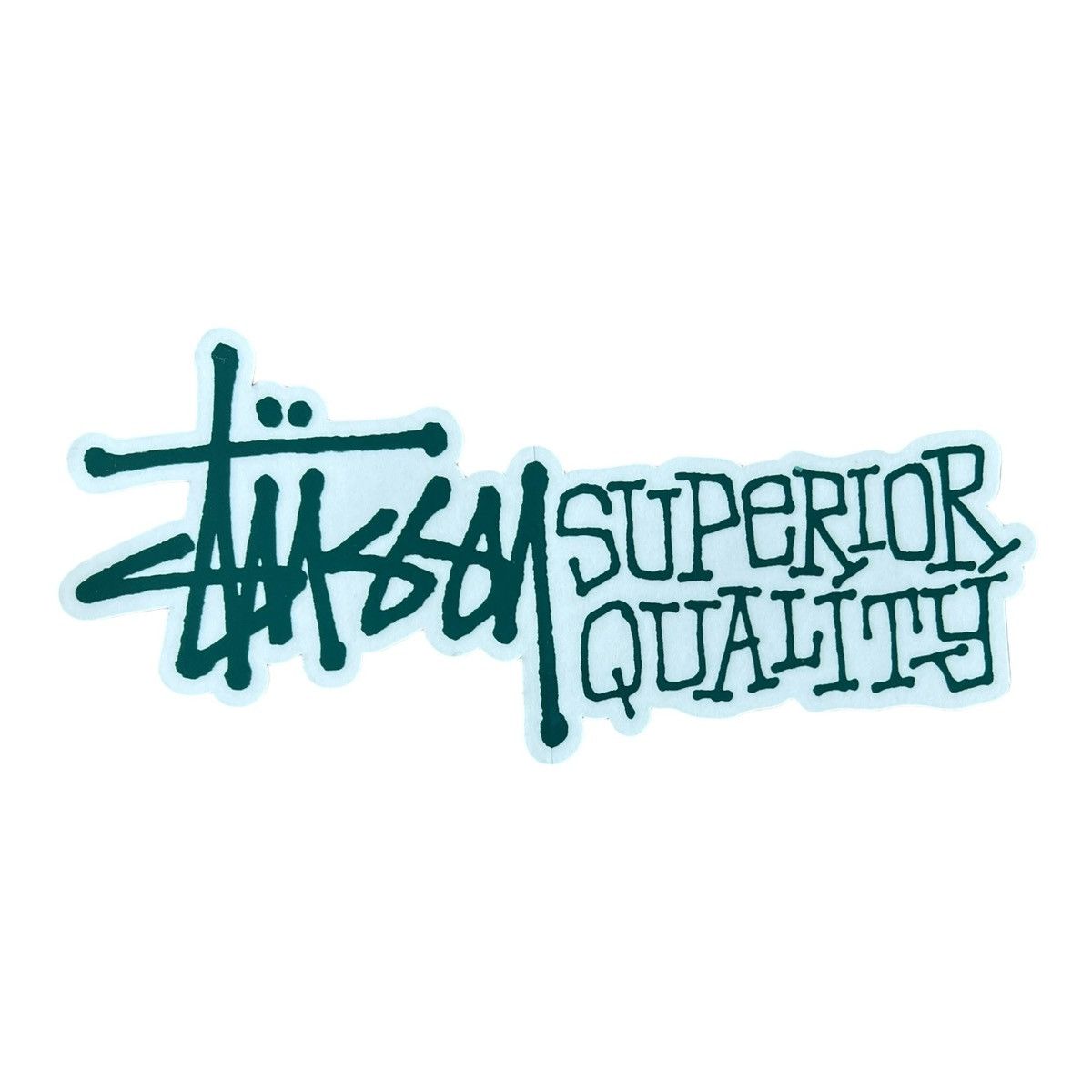 Stickers × Stussy Stussy Superior Quality Sticker Green