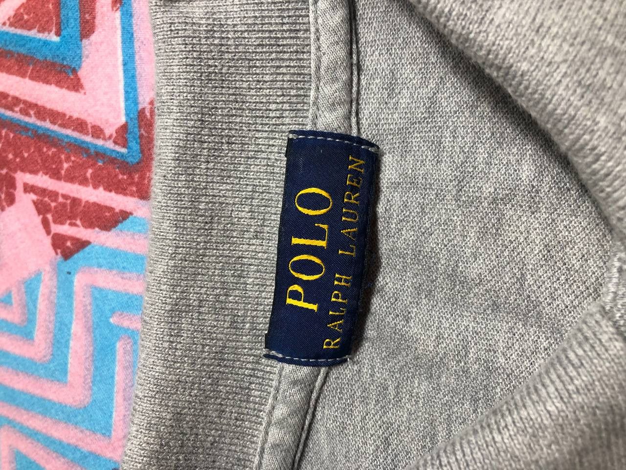 Polo Ralph Lauren × Vintage Vintage Polo Ralph Lauren Striped Rugby Long Sleeve Polo Size US S / EU 44-46 / 1 - 11 Thumbnail