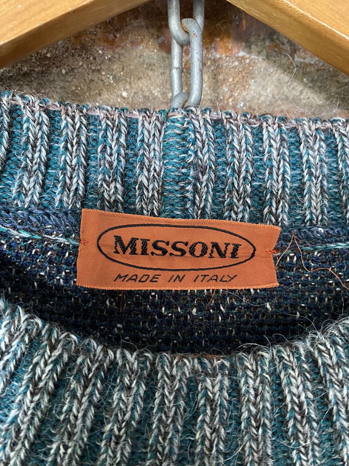 Coogi × Missoni × Yoshiyuki Konishi 1980s Missoni alpaca x wool knit sweatshirt Size L / US 10 / IT 46 - 11 Thumbnail