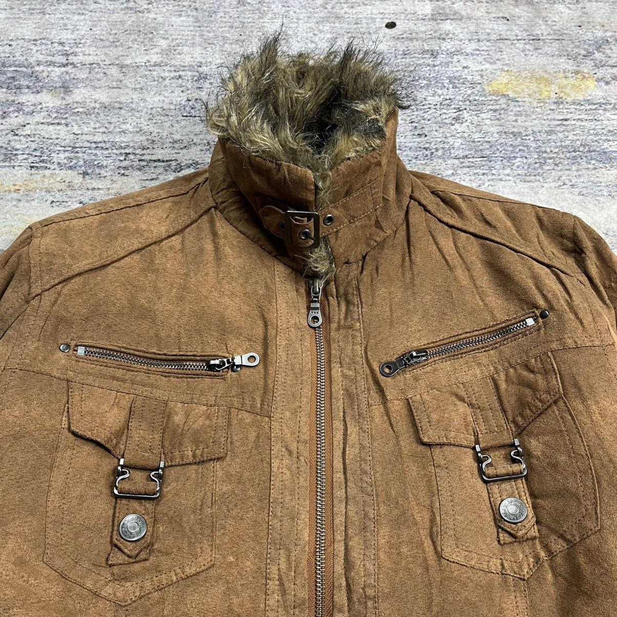 14th Addiction In the attic fur collar biker jacket vkei style Size US L / EU 52-54 / 3 - 5 Thumbnail