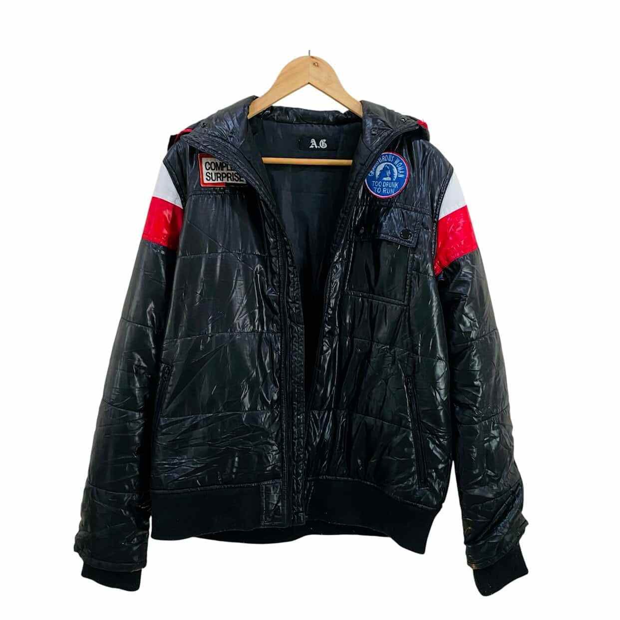 Japanese Brand A.G. Puffy Nylon Jacket Size US L / EU 52-54 / 3 - 4 Thumbnail