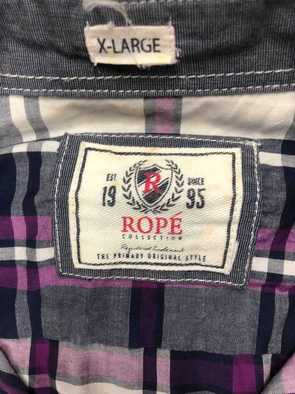 Roper ROPE Collection Checkered Shirt Size US XL / EU 56 / 4 - 4 Thumbnail