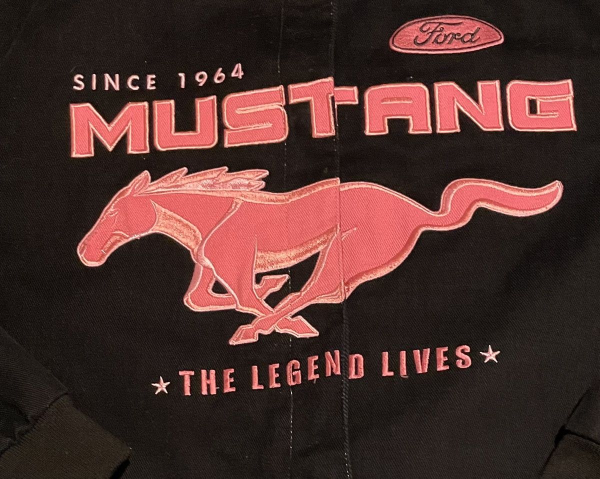 NASCAR × Vintage X-Large Mustang Racing Jacket Size XL / US 12-14 / IT 48-50 - 2 Thumbnail
