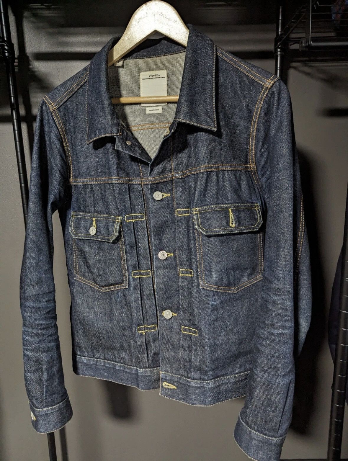Visvim Visvim 101XX Japanese Raw Selvedge Denim Jacket Size 2 Size US S / EU 44-46 / 1 - 4 Thumbnail