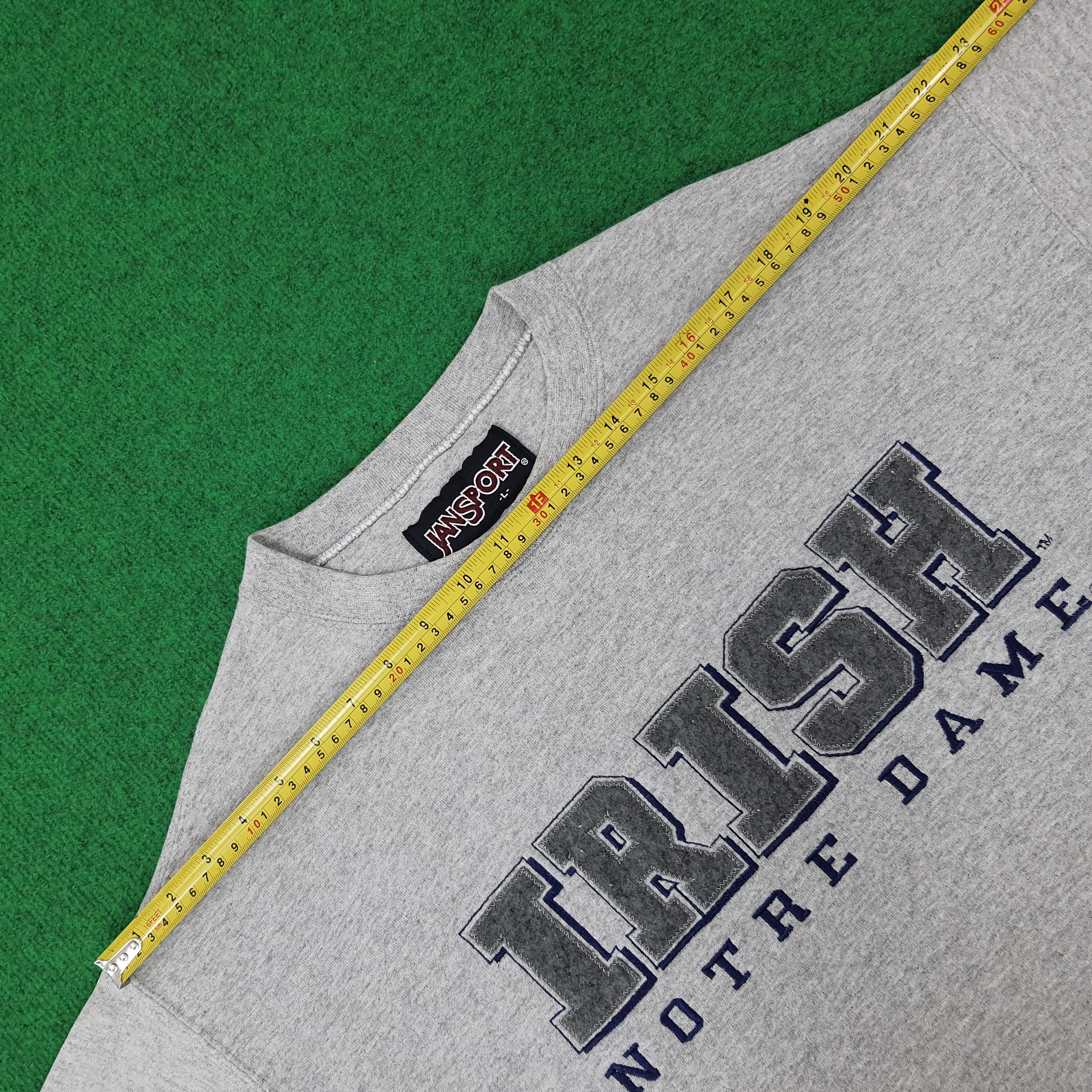 Jansport Vintage Jansport IRISH Notre Dame Sweatshirt C256N9 Size US L / EU 52-54 / 3 - 9 Thumbnail