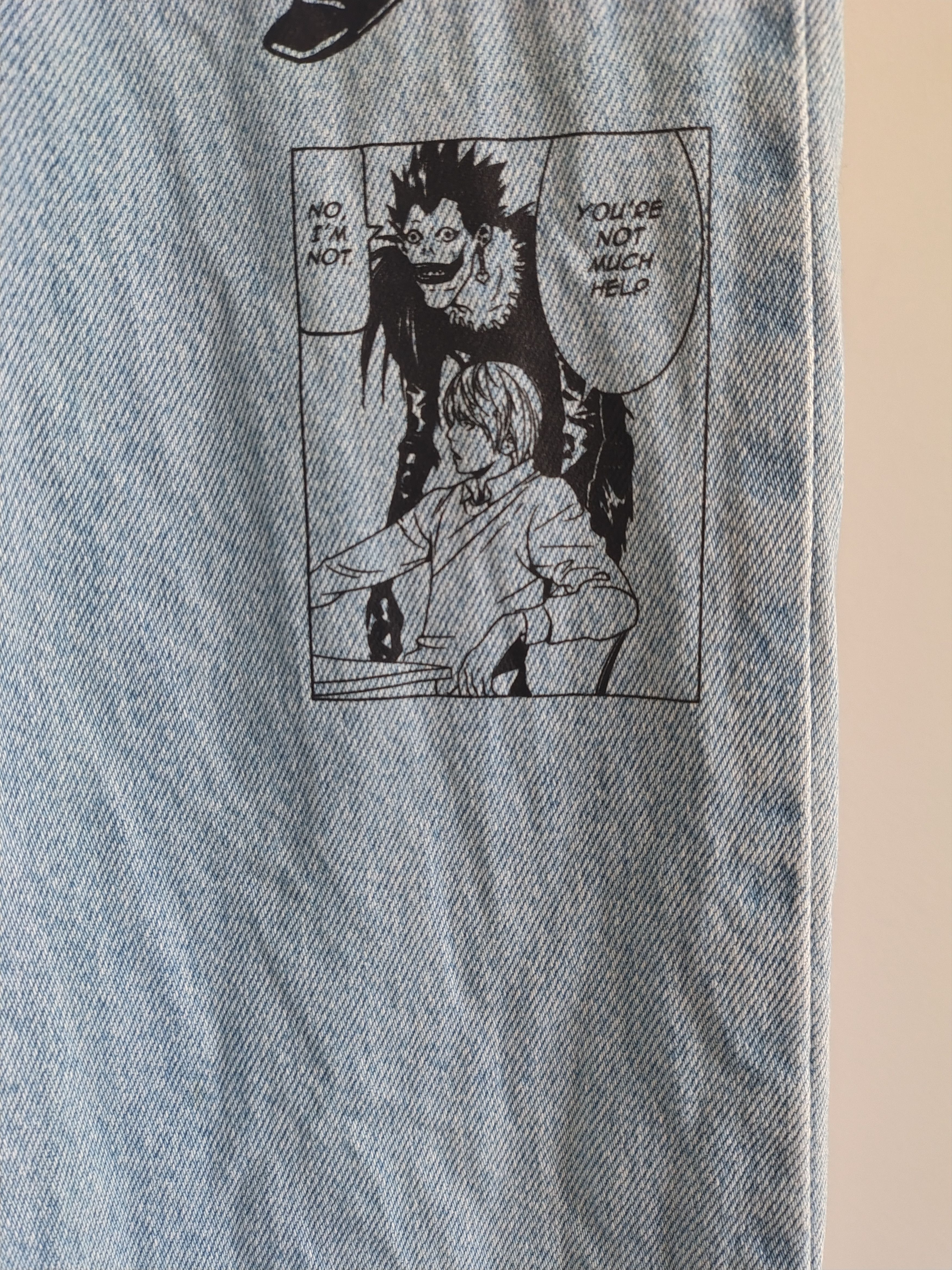 Other Secret Heart 2022 Death Note Anime Jeans Size US 36 / EU 52 - 3 Thumbnail