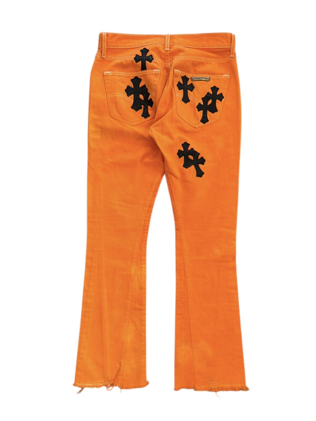 Chrome Hearts × Gallery Dept. Chrome Hearts OFF WHITE Flare Denim Size US 33 - 3 Thumbnail